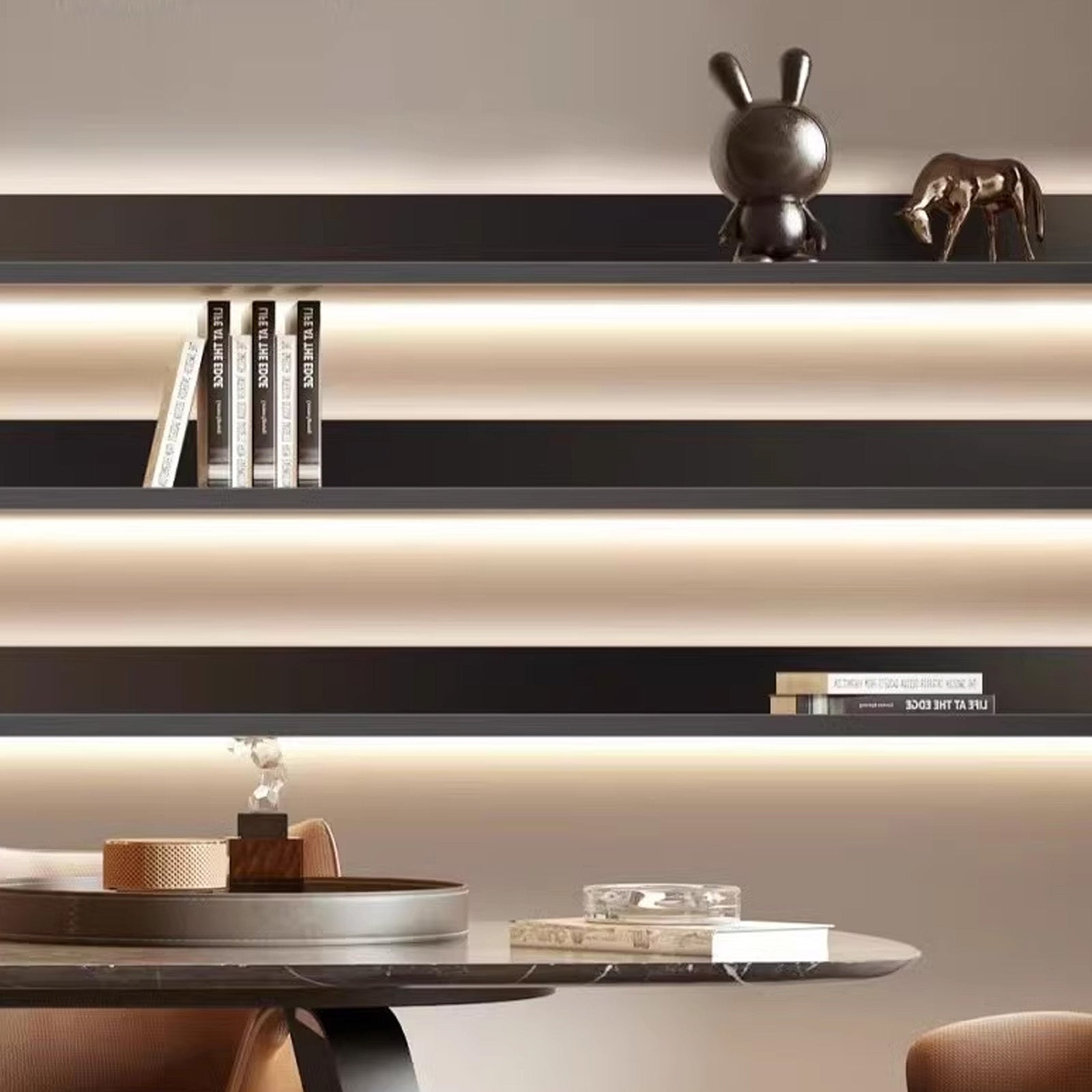 LED Aluminum Panel Light CH4-LT048-1.5m-Matt black-with plug-4000k -  Wall Lamps | ضوء LED لوحة الألومنيوم - ebarza Furniture UAE | Shop Modern Furniture in Abu Dhabi & Dubai - مفروشات ايبازرا في الامارات | تسوق اثاث عصري وديكورات مميزة في دبي وابوظبي