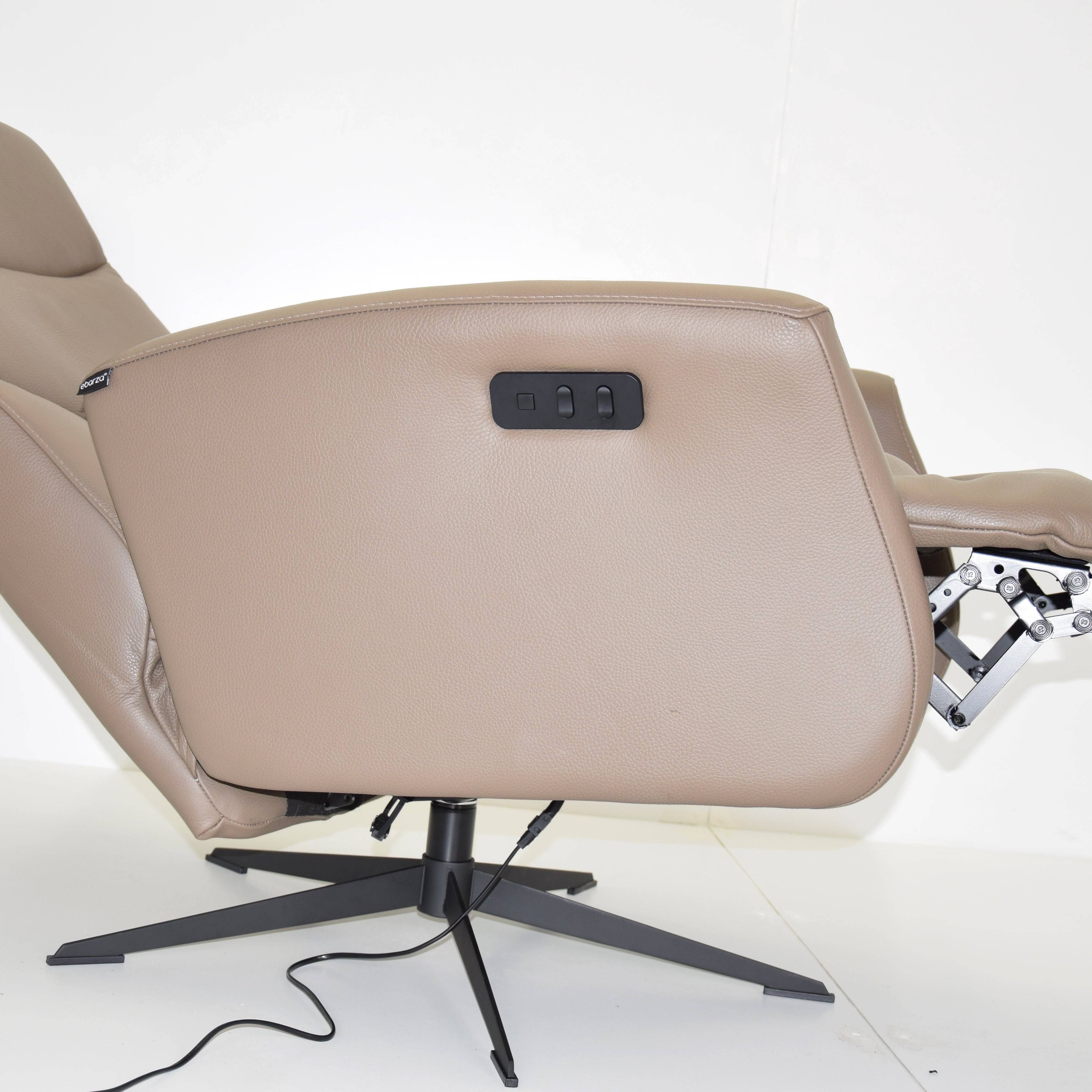 Silence Relaxing Swivel And Electric Recliner Lounge Chair Hkp-8005F3El2 -  Lounge Chairs | الاسترخاء كرسي استرخاء دوار وكهربائي - ebarza Furniture UAE | Shop Modern Furniture in Abu Dhabi & Dubai - مفروشات ايبازرا في الامارات | تسوق اثاث عصري وديكورات مميزة في دبي وابوظبي