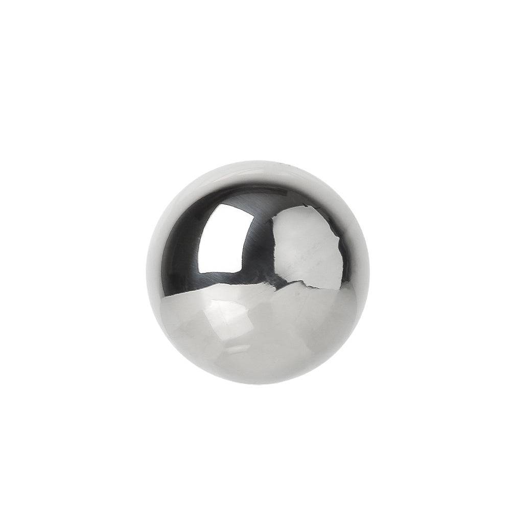 Silver Metal Orb Fd-Bs2102B -  Home Decor Figurines | الجرم السماوي الفضي المعدني - ebarza Furniture UAE | Shop Modern Furniture in Abu Dhabi & Dubai - مفروشات ايبازرا في الامارات | تسوق اثاث عصري وديكورات مميزة في دبي وابوظبي