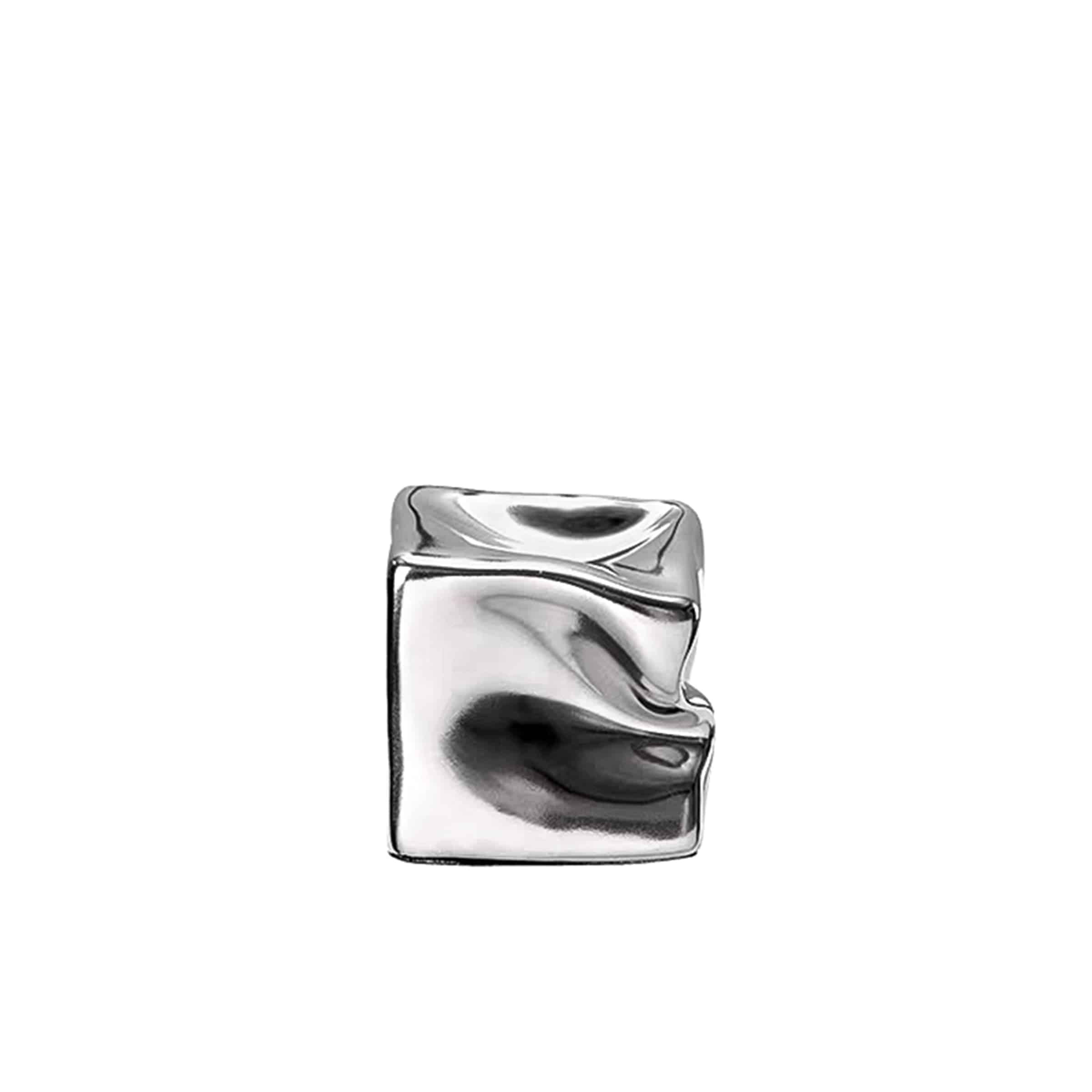 Silver Special Shaped Square -B Fa-D21111B -  Home Decor Figurines | ديكور مربع فضي على شكل خاص - ebarza Furniture UAE | Shop Modern Furniture in Abu Dhabi & Dubai - مفروشات ايبازرا في الامارات | تسوق اثاث عصري وديكورات مميزة في دبي وابوظبي