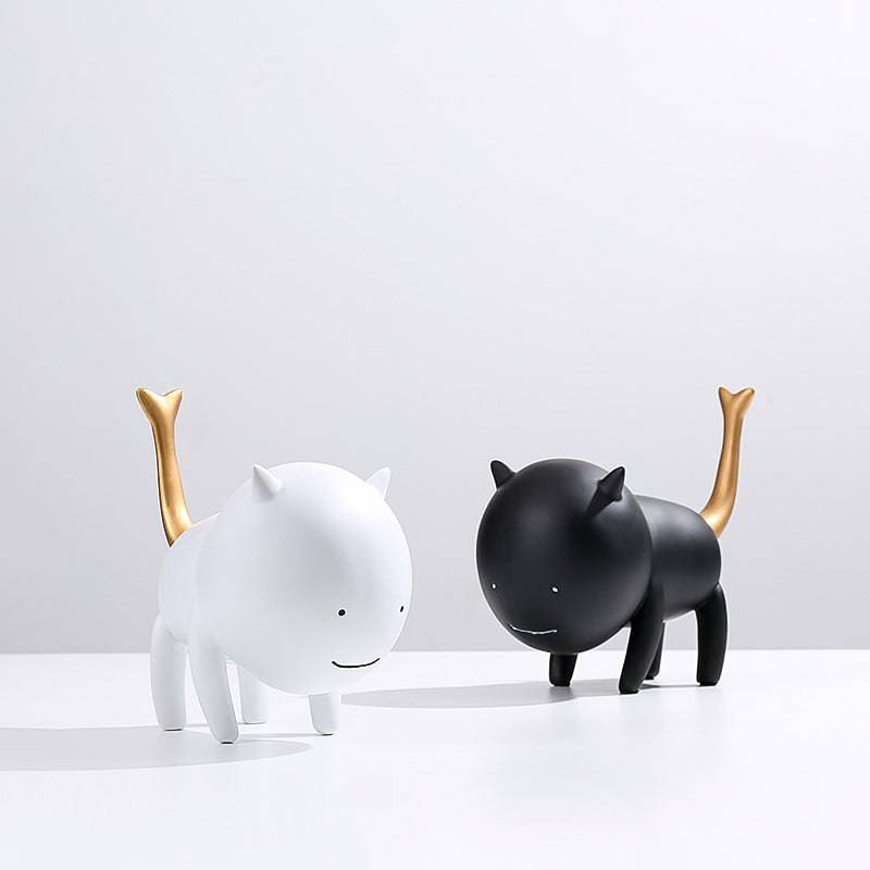 Simulation Cat Black Fc-Sz22008B -  Home Decor Figurines | محاكاة القط الأسود - ebarza Furniture UAE | Shop Modern Furniture in Abu Dhabi & Dubai - مفروشات ايبازرا في الامارات | تسوق اثاث عصري وديكورات مميزة في دبي وابوظبي