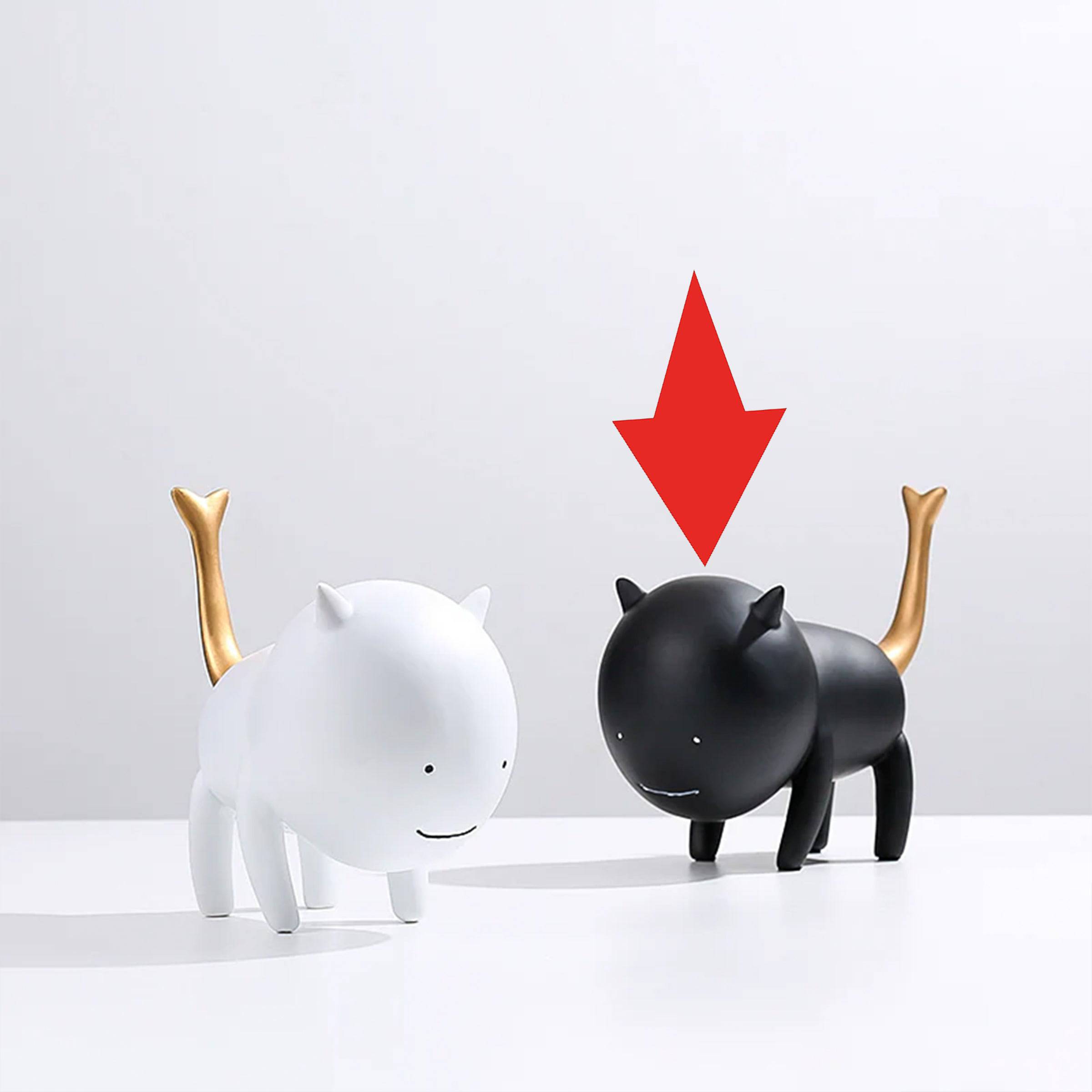 Simulation Cat Black Fc-Sz22008B -  Home Decor Figurines | محاكاة القط الأسود - ebarza Furniture UAE | Shop Modern Furniture in Abu Dhabi & Dubai - مفروشات ايبازرا في الامارات | تسوق اثاث عصري وديكورات مميزة في دبي وابوظبي