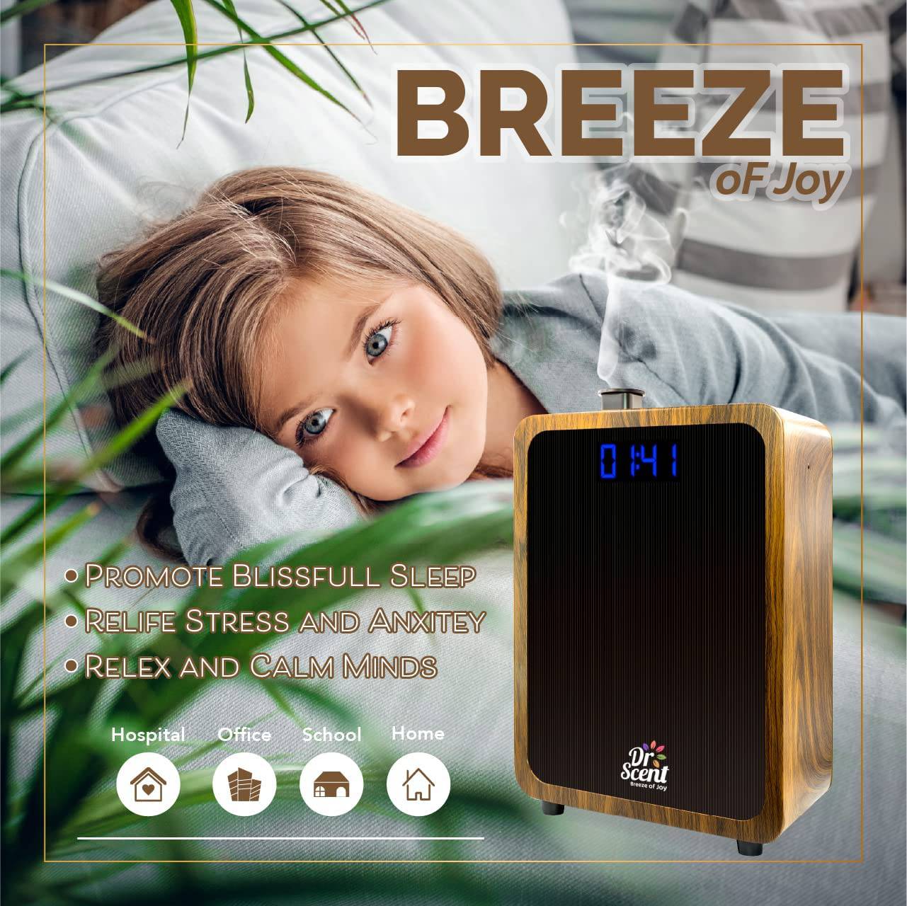 Smart Diffuser Machine With App | Dr Scent Wood (Large) 40X40M | Dr-L-Black -  Home Fragrance | آلة ناشر ذكية مع التطبيق | دكتور سينت خشب (كبير) 40x40 م - ebarza Furniture UAE | Shop Modern Furniture in Abu Dhabi & Dubai - مفروشات ايبازرا في الامارات | تسوق اثاث عصري وديكورات مميزة في دبي وابوظبي