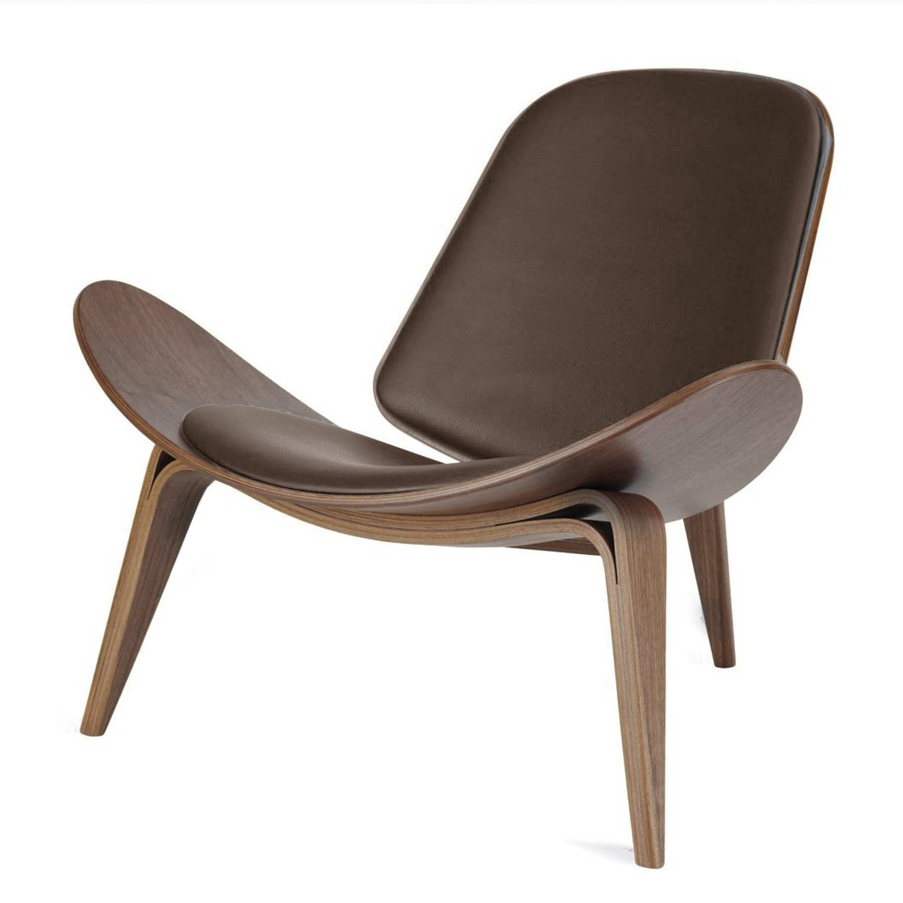 Smile Lounge Chair Bp8023-Wbr -  Lounge Chairs | كرسي صالة سمايل - ebarza Furniture UAE | Shop Modern Furniture in Abu Dhabi & Dubai - مفروشات ايبازرا في الامارات | تسوق اثاث عصري وديكورات مميزة في دبي وابوظبي