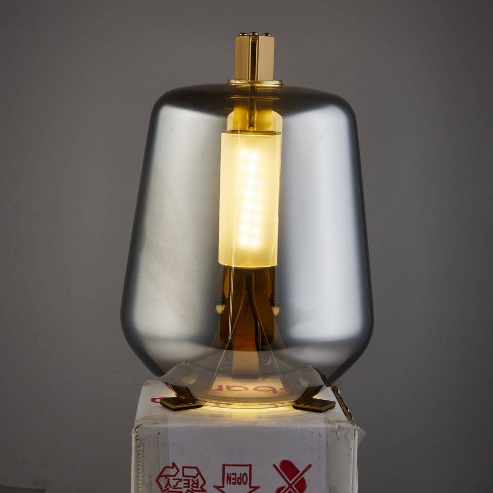 Smoke Table Lamp Cy-Ltd-1015-G -  Desk\table Lamps | مصباح طاولة الدخان - ebarza Furniture UAE | Shop Modern Furniture in Abu Dhabi & Dubai - مفروشات ايبازرا في الامارات | تسوق اثاث عصري وديكورات مميزة في دبي وابوظبي