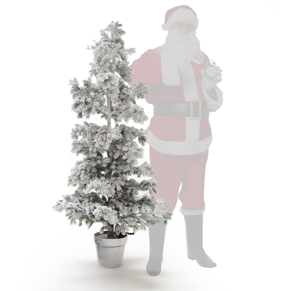 Snow Christmas Tree with LED 170cm 17909BSL -  Plants - ebarza Furniture UAE | Shop Modern Furniture in Abu Dhabi & Dubai - مفروشات ايبازرا في الامارات | تسوق اثاث عصري وديكورات مميزة في دبي وابوظبي