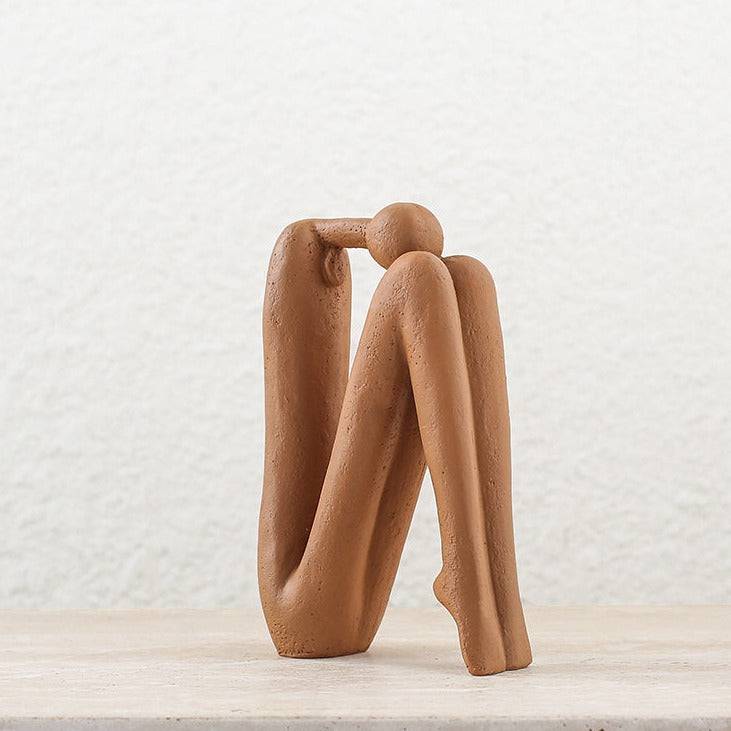 Pre-order 75 Days Delivery - Soft Man Ornament Beige Fc-Sz2190A -  Home Decor Figurines | اطلب مسبقًا التسليم خلال 90 يومًا - ديكور الرجل الناعم باللون البيج - ebarza Furniture UAE | Shop Modern Furniture in Abu Dhabi & Dubai - مفروشات ايبازرا في الامارات | تسوق اثاث عصري وديكورات مميزة في دبي وابوظبي