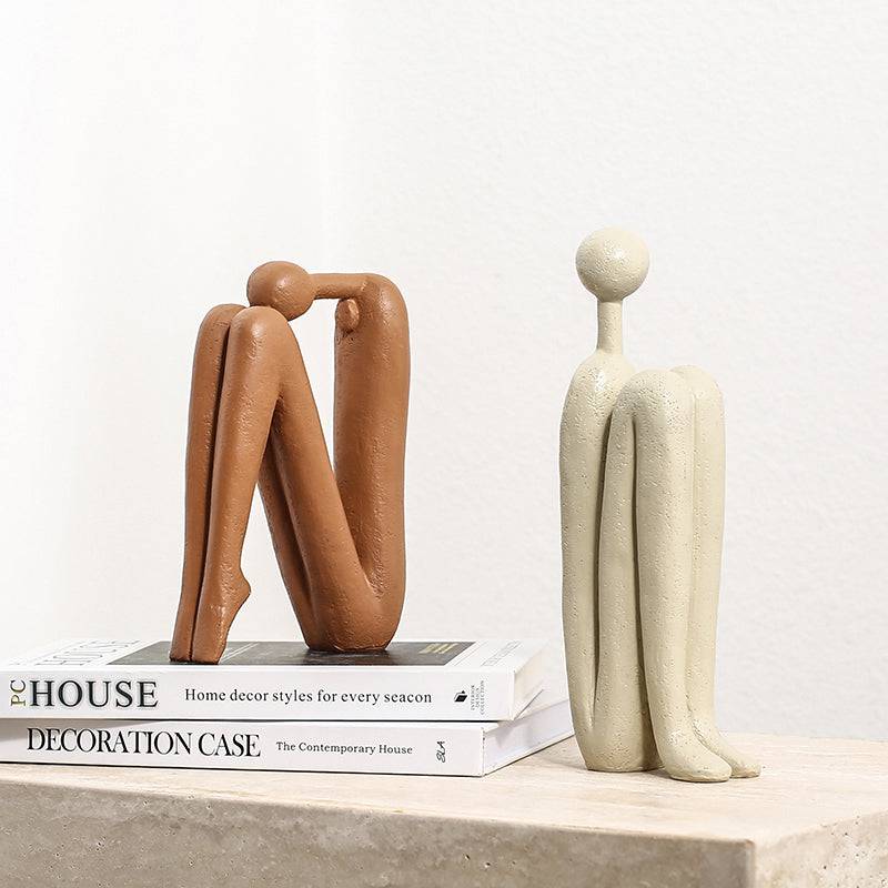 Pre-order 75 Days Delivery - Soft Man Ornament Beige Fc-Sz2190A -  Home Decor Figurines | اطلب مسبقًا التسليم خلال 90 يومًا - ديكور الرجل الناعم باللون البيج - ebarza Furniture UAE | Shop Modern Furniture in Abu Dhabi & Dubai - مفروشات ايبازرا في الامارات | تسوق اثاث عصري وديكورات مميزة في دبي وابوظبي