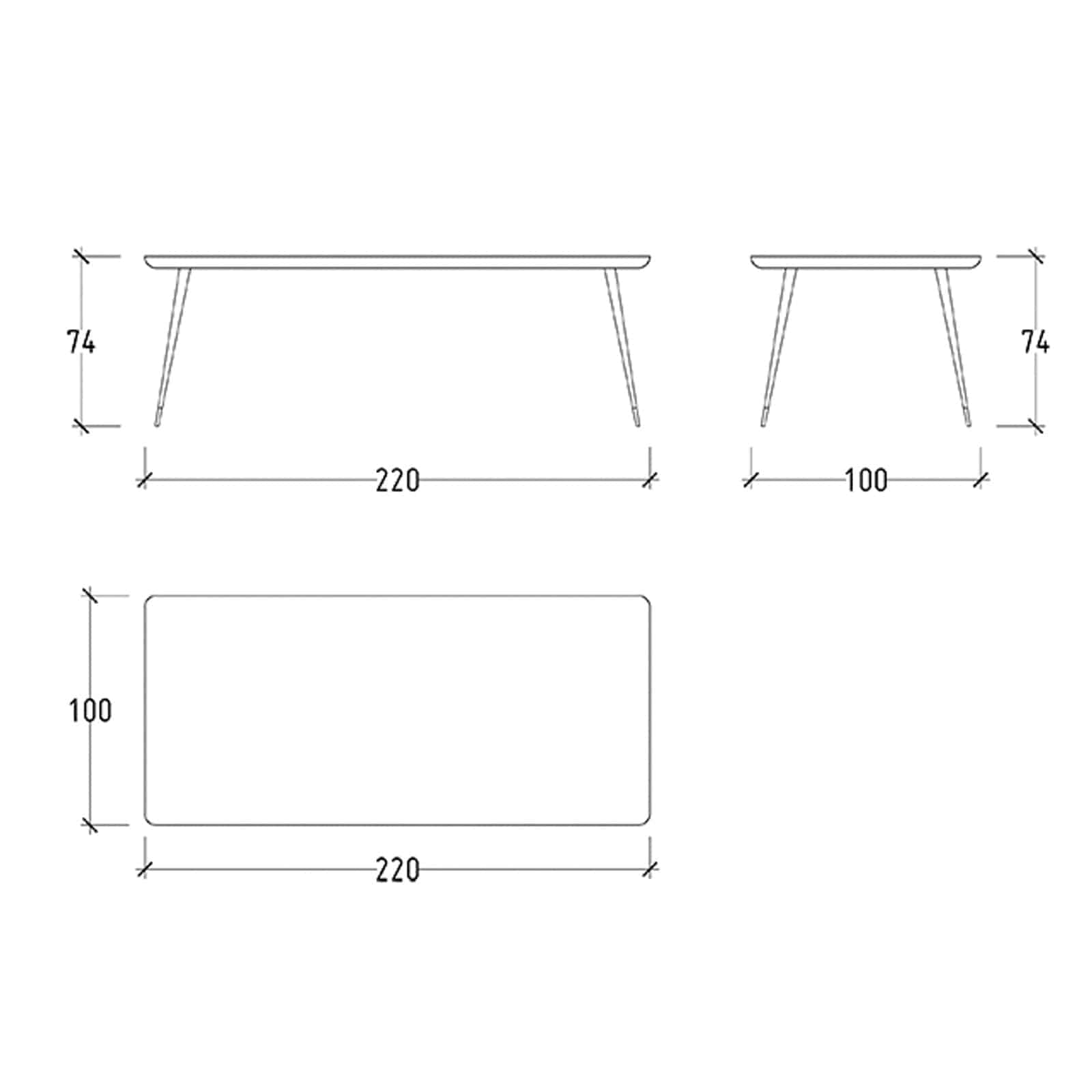 Soho Dining Table Soho-220 -  Dining Tables | طاولة طعام سوهو - ebarza Furniture UAE | Shop Modern Furniture in Abu Dhabi & Dubai - مفروشات ايبازرا في الامارات | تسوق اثاث عصري وديكورات مميزة في دبي وابوظبي