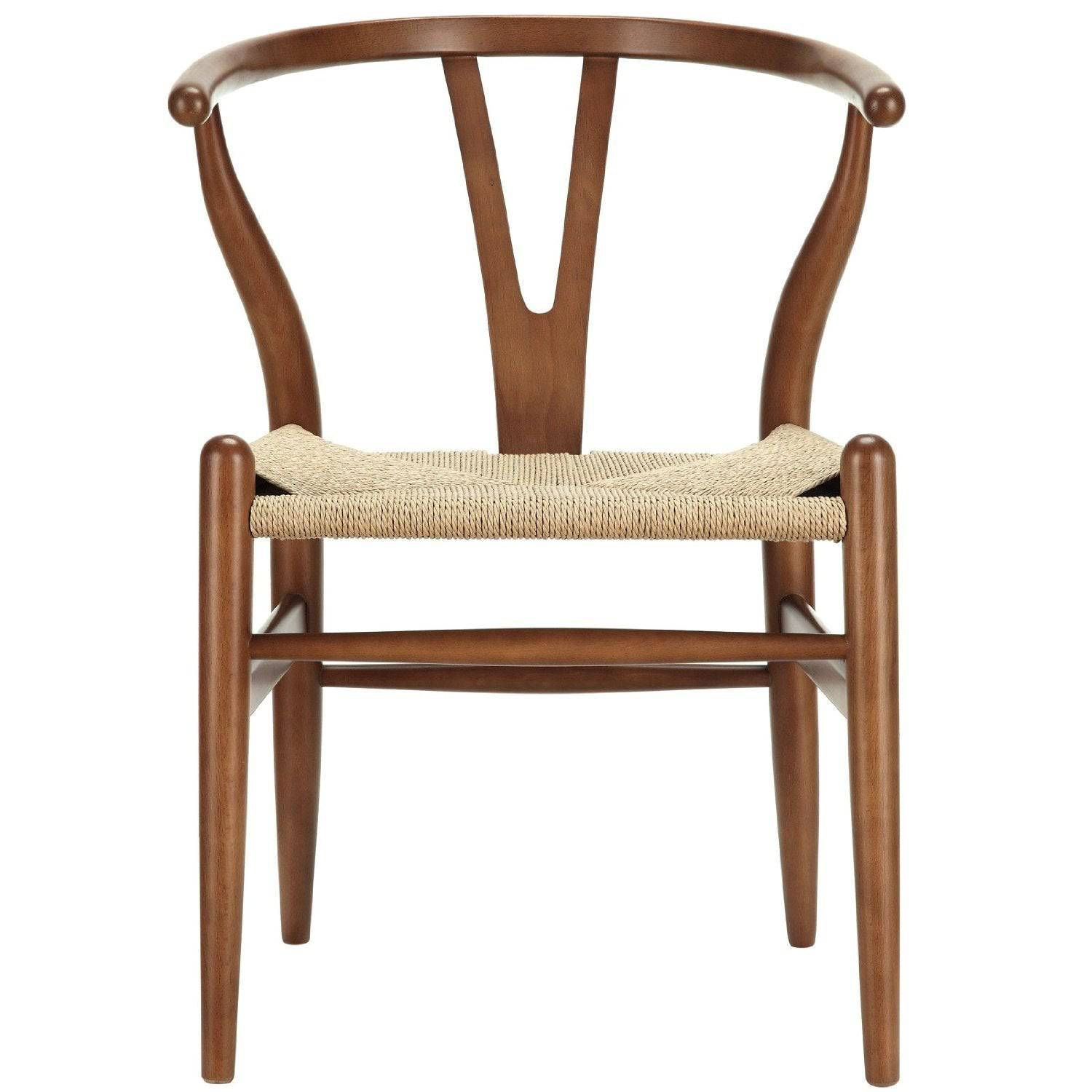 Solid Ash Wood And  Natural Cord Seat Dining Chair Ws-001A-W -  Chairs - ebarza Furniture UAE | Shop Modern Furniture in Abu Dhabi & Dubai - مفروشات ايبازرا في الامارات | تسوق اثاث عصري وديكورات مميزة في دبي وابوظبي