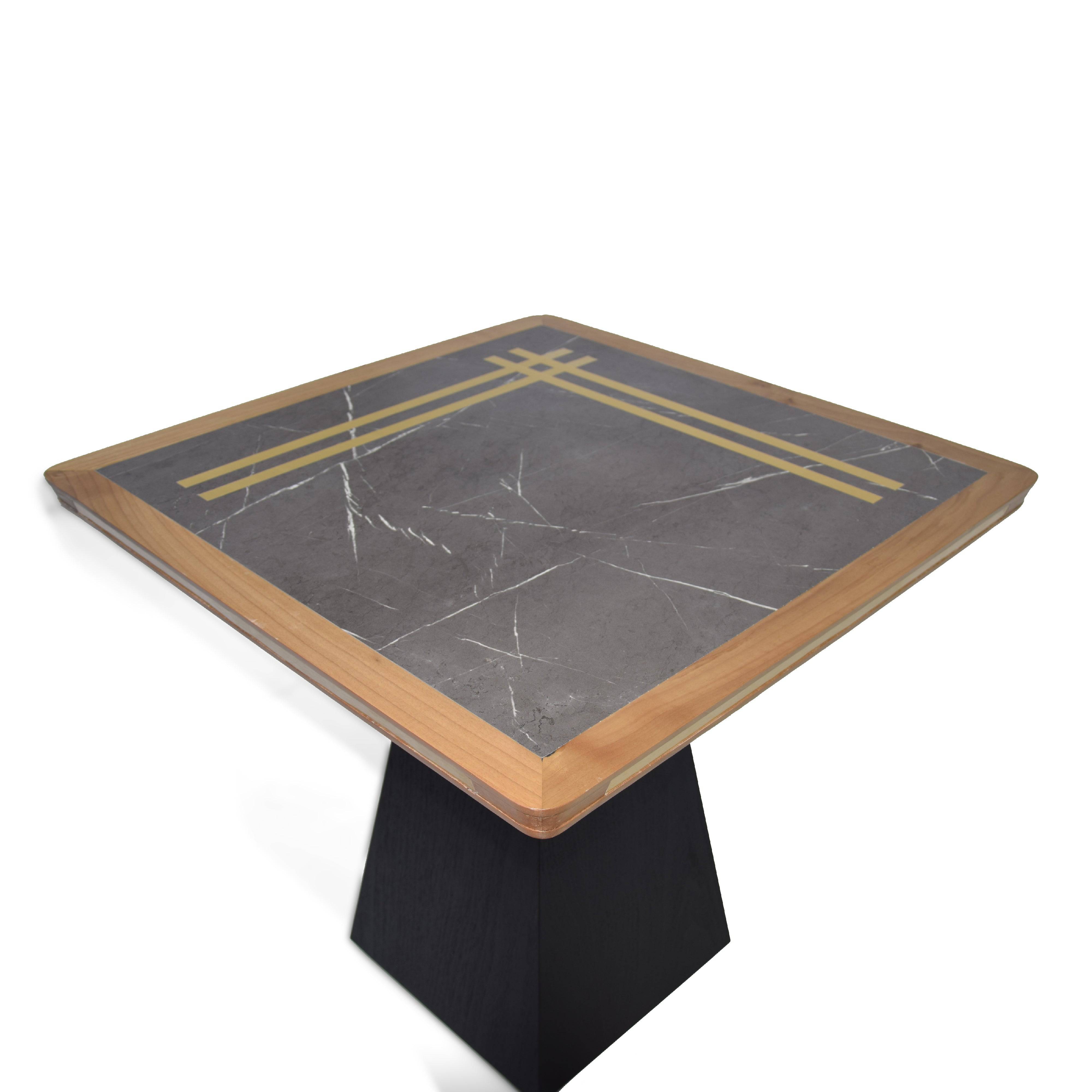 Solid Framed Folio Dining Table Top 80X80 Sanc-036 -  Table Tops | طاولة طعام مؤطرة صلبة أعلى 80*80 - ebarza Furniture UAE | Shop Modern Furniture in Abu Dhabi & Dubai - مفروشات ايبازرا في الامارات | تسوق اثاث عصري وديكورات مميزة في دبي وابوظبي