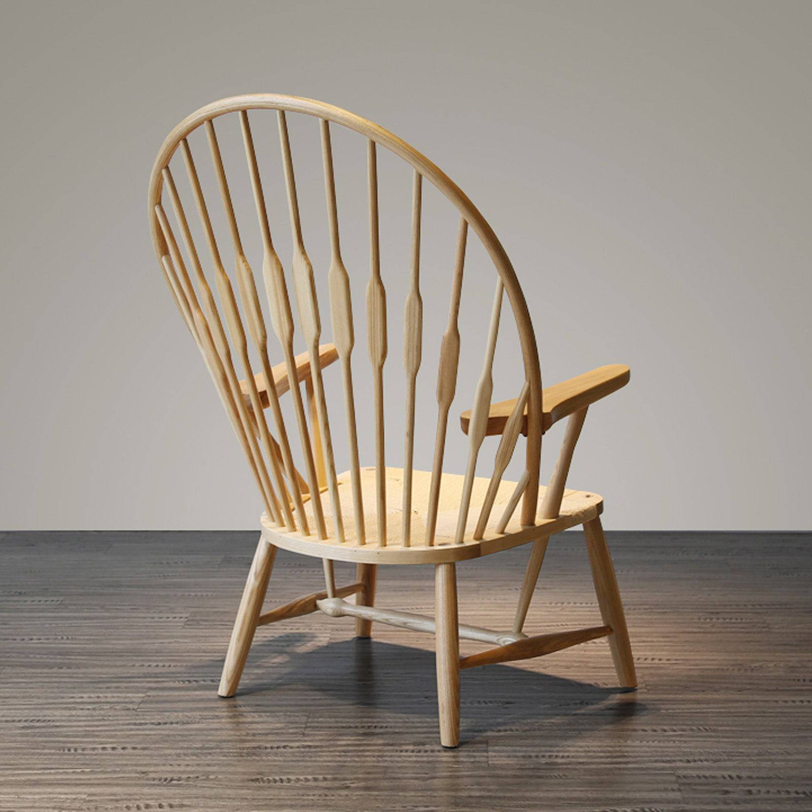 Solid Wood And Cord Lounge Chair  Ws-016 -  Lounge Chairs - ebarza Furniture UAE | Shop Modern Furniture in Abu Dhabi & Dubai - مفروشات ايبازرا في الامارات | تسوق اثاث عصري وديكورات مميزة في دبي وابوظبي