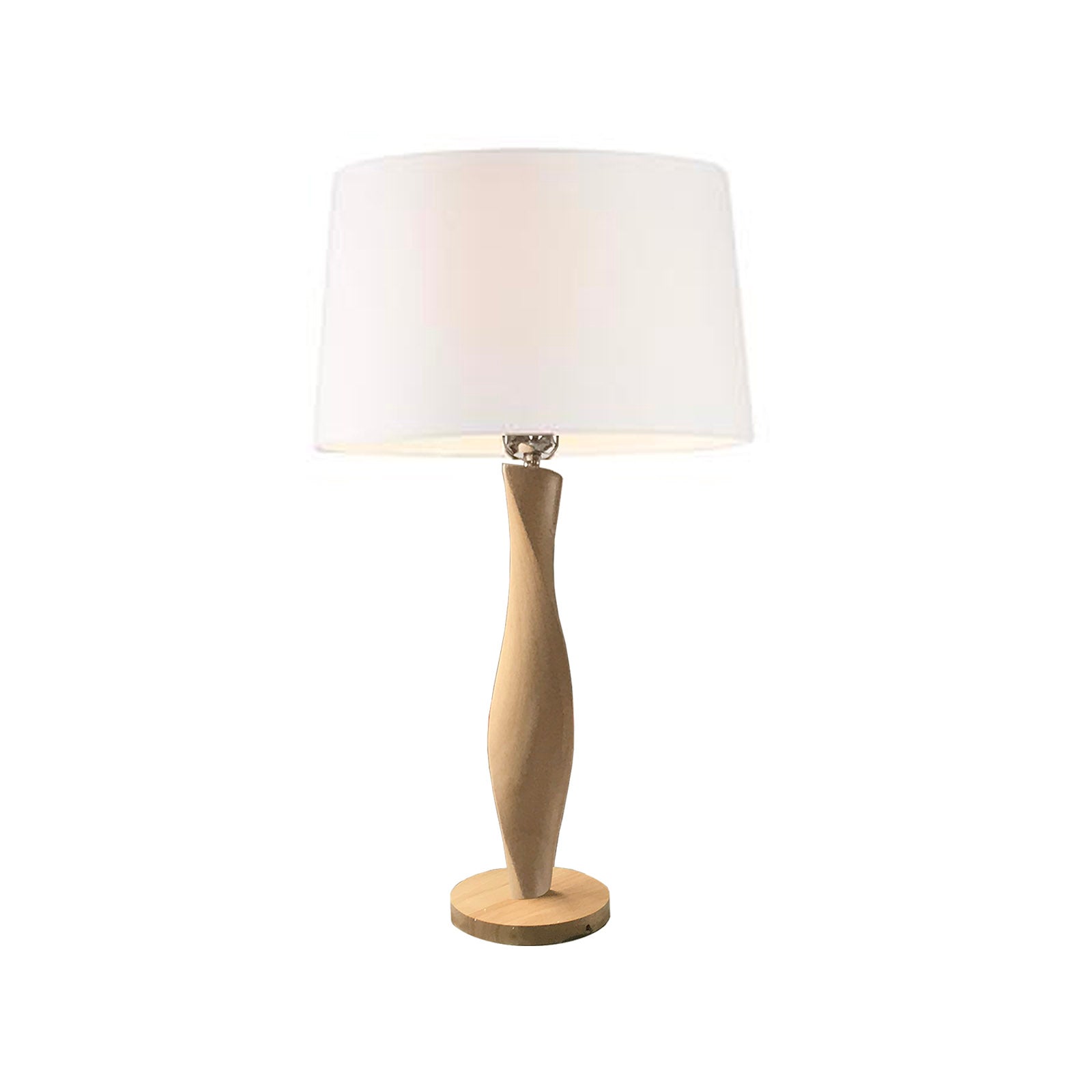 Solid Wood Table Lamp Bpmt25N -  Desk\table Lamps - ebarza Furniture UAE | Shop Modern Furniture in Abu Dhabi & Dubai - مفروشات ايبازرا في الامارات | تسوق اثاث عصري وديكورات مميزة في دبي وابوظبي