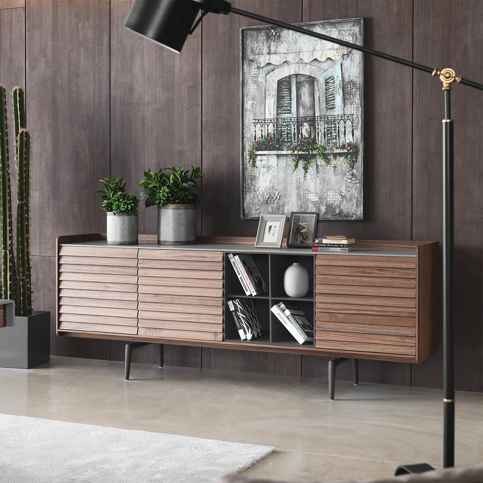 Solo Sideboard  Solo004 -  Sideboards - ebarza Furniture UAE | Shop Modern Furniture in Abu Dhabi & Dubai - مفروشات ايبازرا في الامارات | تسوق اثاث عصري وديكورات مميزة في دبي وابوظبي