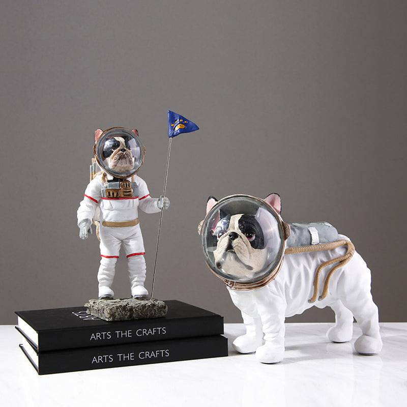 Space Dog -B Fa-Sz1807B -  Home Decor Figurines | كلب الفضاء - ب - ebarza Furniture UAE | Shop Modern Furniture in Abu Dhabi & Dubai - مفروشات ايبازرا في الامارات | تسوق اثاث عصري وديكورات مميزة في دبي وابوظبي