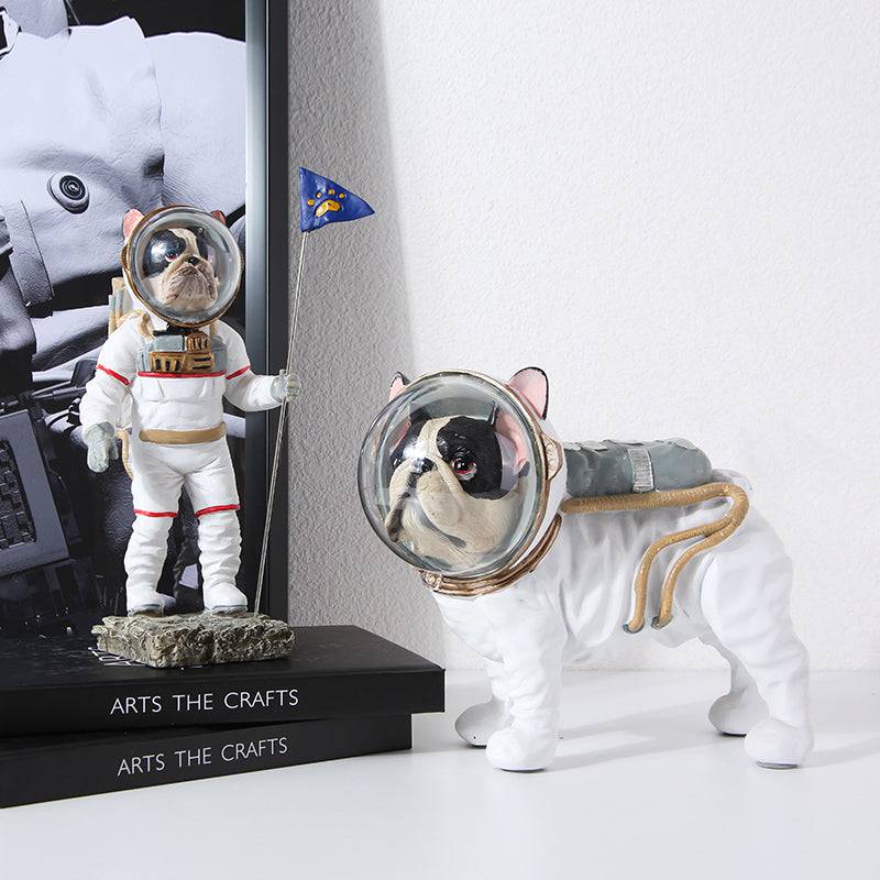 Space Dog -B Fa-Sz1807B -  Home Decor Figurines | كلب الفضاء - ب - ebarza Furniture UAE | Shop Modern Furniture in Abu Dhabi & Dubai - مفروشات ايبازرا في الامارات | تسوق اثاث عصري وديكورات مميزة في دبي وابوظبي