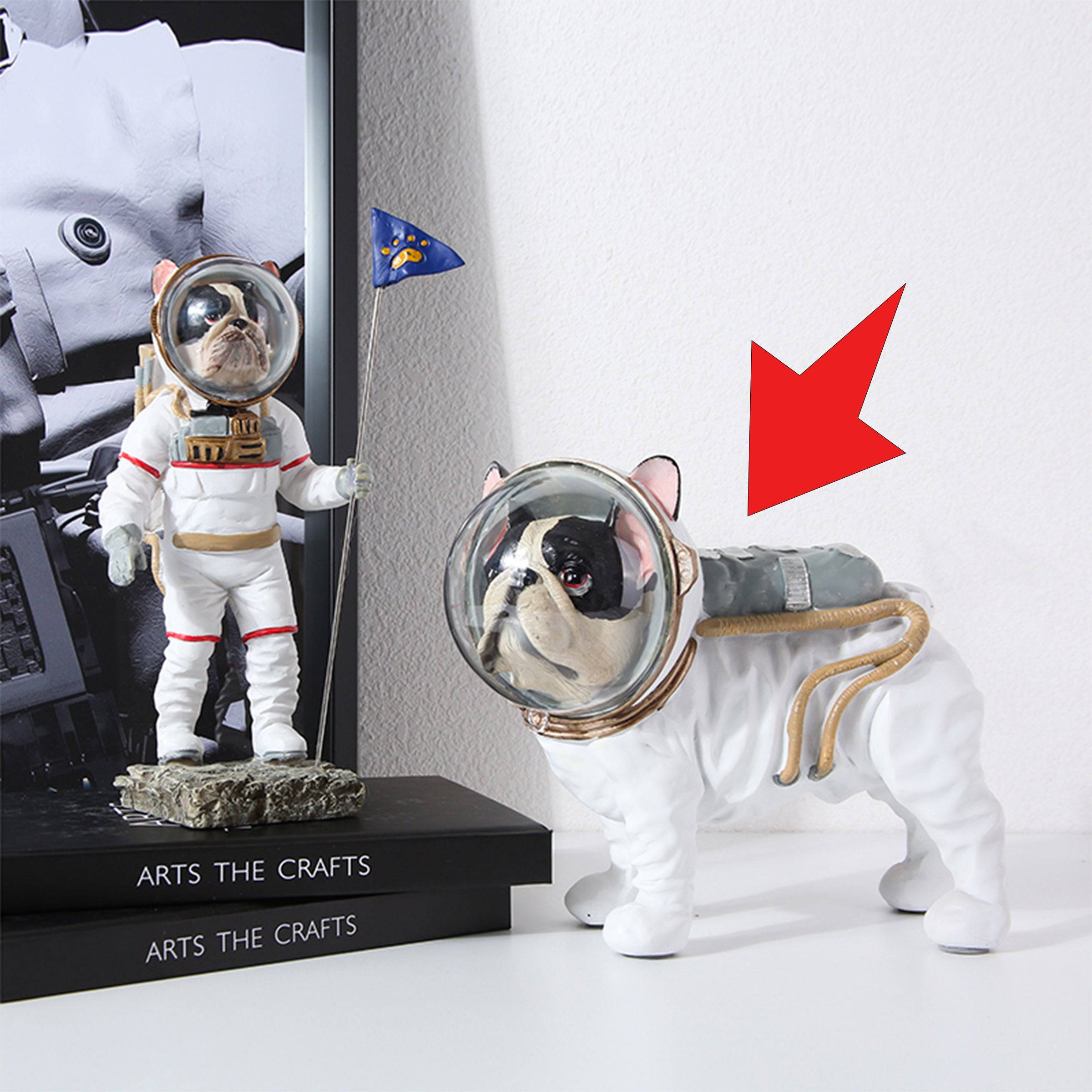 Space Dog Fa-Sz1807A -  Home Decor Figurines | تمثال كلب الفضاء - ebarza Furniture UAE | Shop Modern Furniture in Abu Dhabi & Dubai - مفروشات ايبازرا في الامارات | تسوق اثاث عصري وديكورات مميزة في دبي وابوظبي