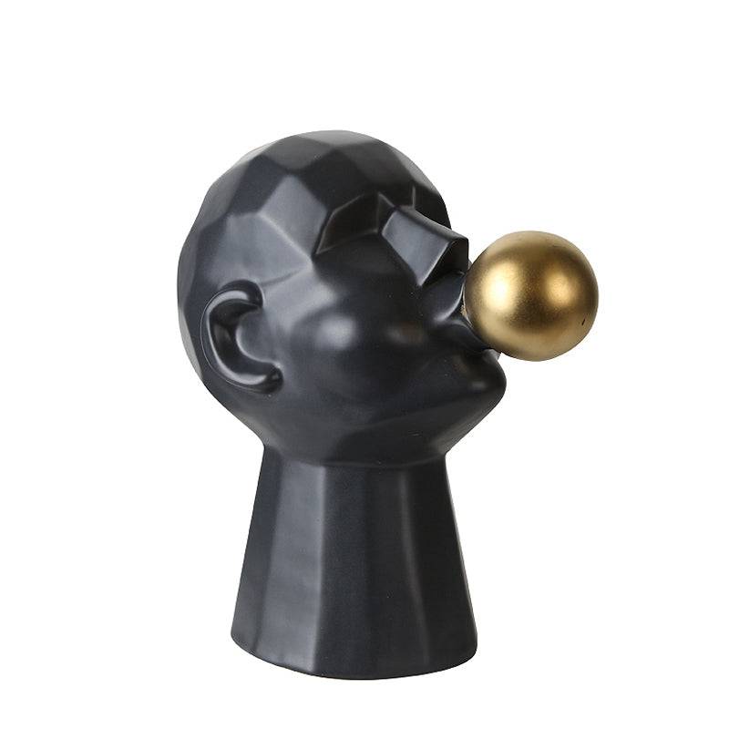 Spit Bubbles Decoration-Black Fa-D2043B -  Home Decor Figurines - ebarza Furniture UAE | Shop Modern Furniture in Abu Dhabi & Dubai - مفروشات ايبازرا في الامارات | تسوق اثاث عصري وديكورات مميزة في دبي وابوظبي