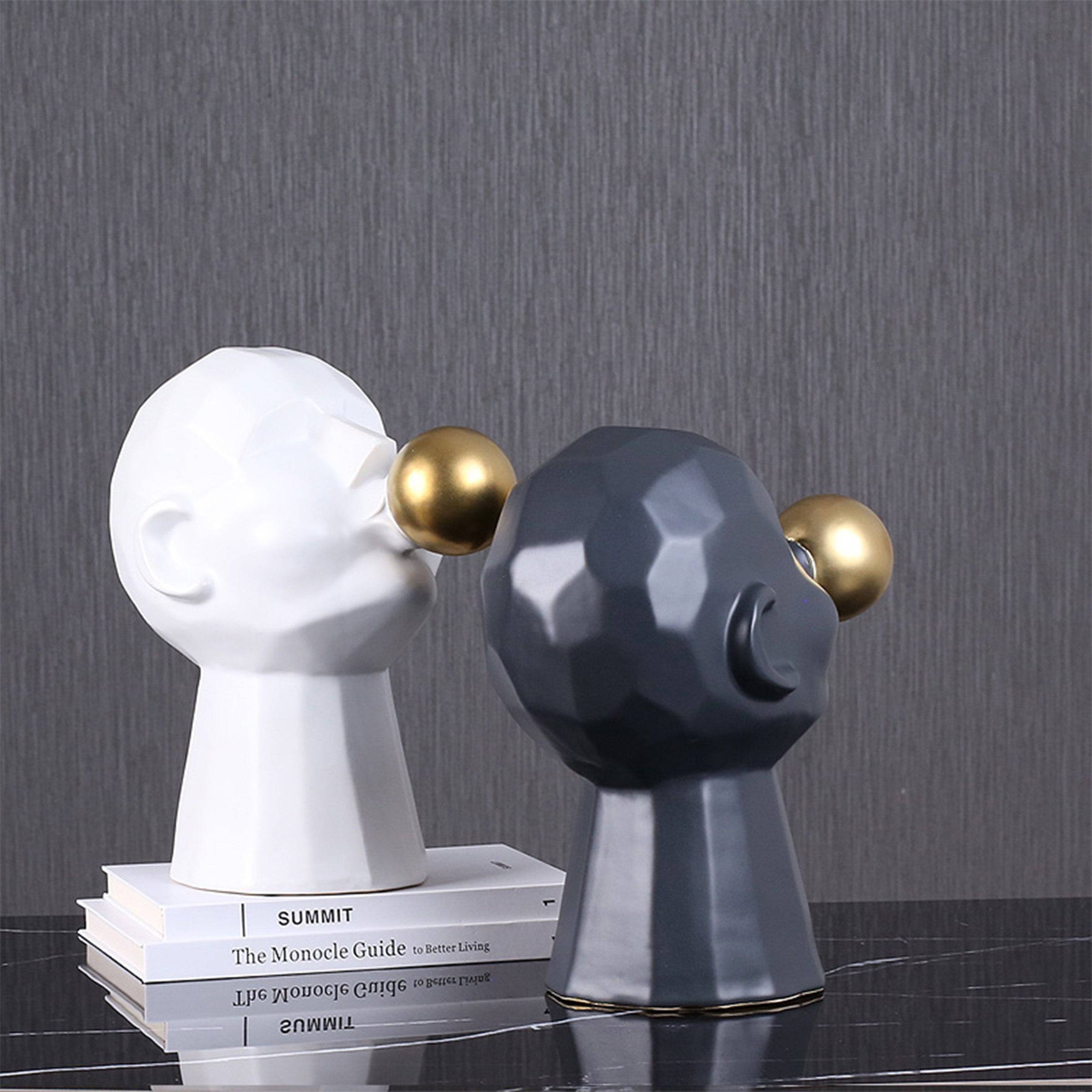 Spit Bubbles Decoration-Black Fa-D2043B -  Home Decor Figurines - ebarza Furniture UAE | Shop Modern Furniture in Abu Dhabi & Dubai - مفروشات ايبازرا في الامارات | تسوق اثاث عصري وديكورات مميزة في دبي وابوظبي