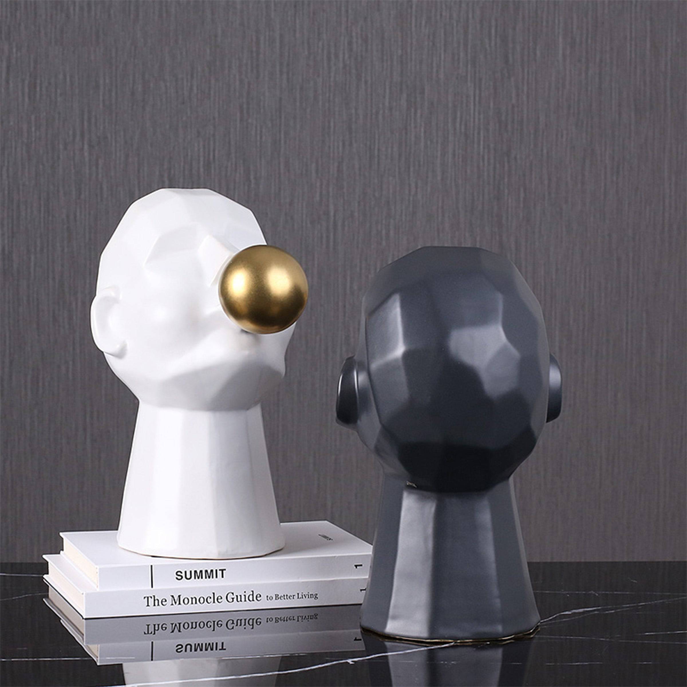 Spit Bubbles Decoration-Black Fa-D2043B -  Home Decor Figurines - ebarza Furniture UAE | Shop Modern Furniture in Abu Dhabi & Dubai - مفروشات ايبازرا في الامارات | تسوق اثاث عصري وديكورات مميزة في دبي وابوظبي