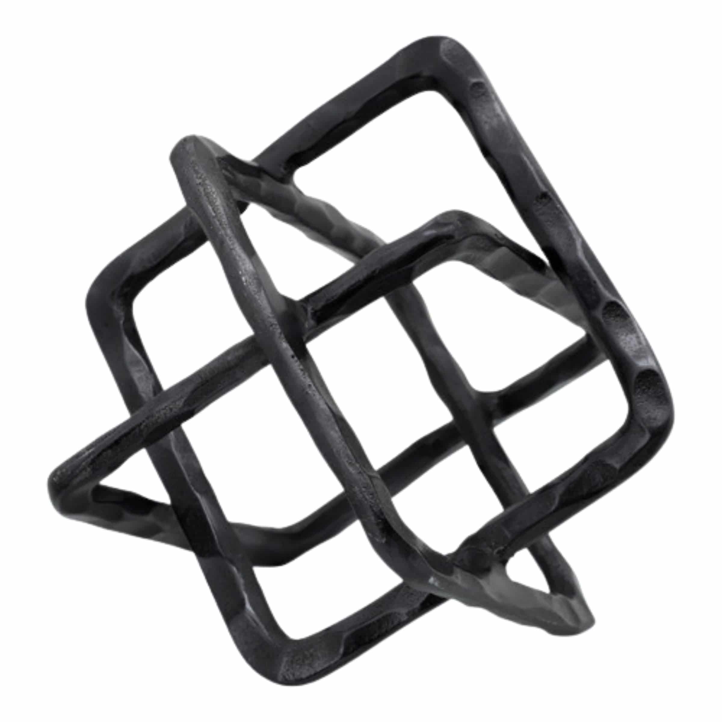 Square Links Gunmetal 16047-02 -  Home Decor Figurines | روابط مربعة جونميتال - ebarza Furniture UAE | Shop Modern Furniture in Abu Dhabi & Dubai - مفروشات ايبازرا في الامارات | تسوق اثاث عصري وديكورات مميزة في دبي وابوظبي