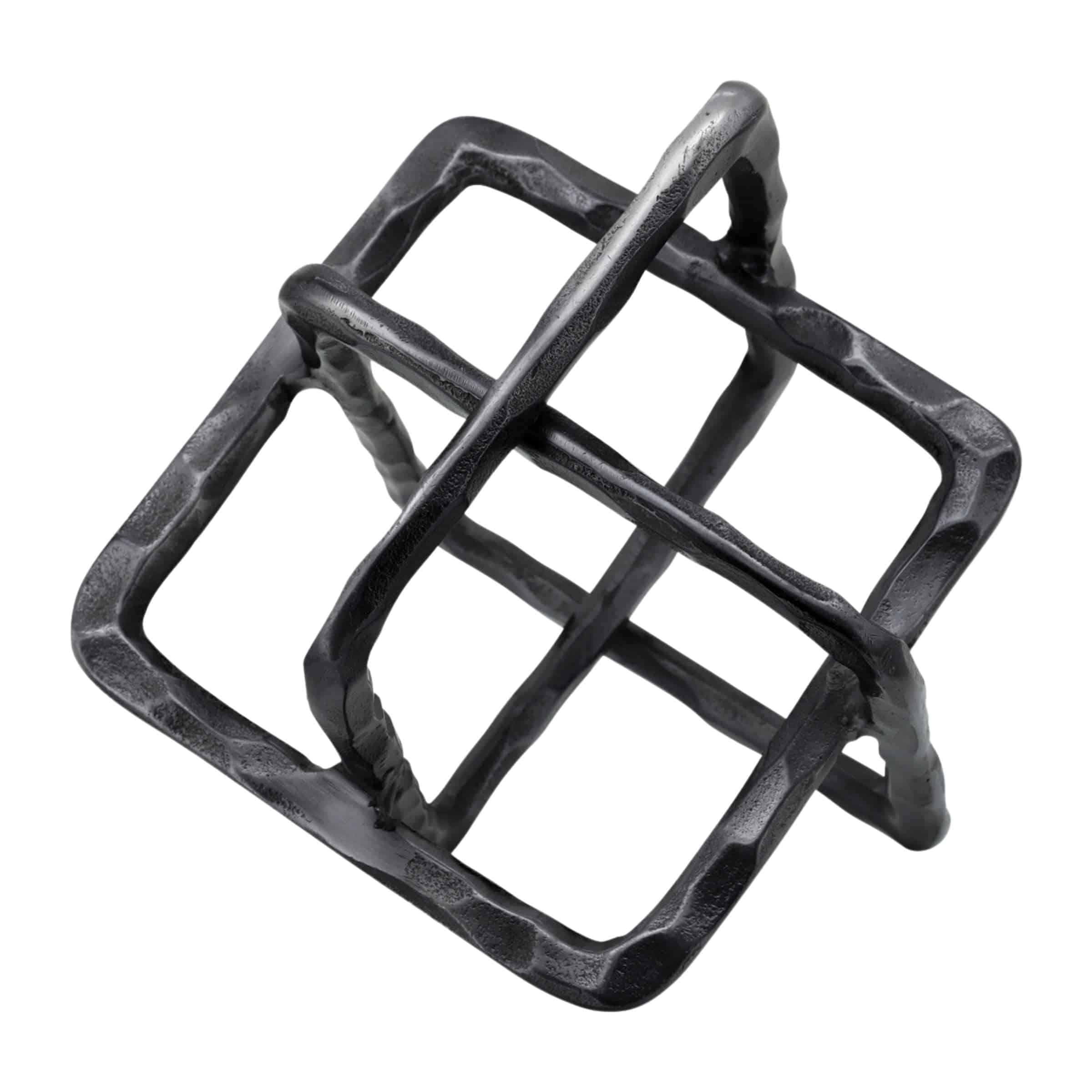 Square Links Gunmetal 16047-02 -  Home Decor Figurines | روابط مربعة جونميتال - ebarza Furniture UAE | Shop Modern Furniture in Abu Dhabi & Dubai - مفروشات ايبازرا في الامارات | تسوق اثاث عصري وديكورات مميزة في دبي وابوظبي