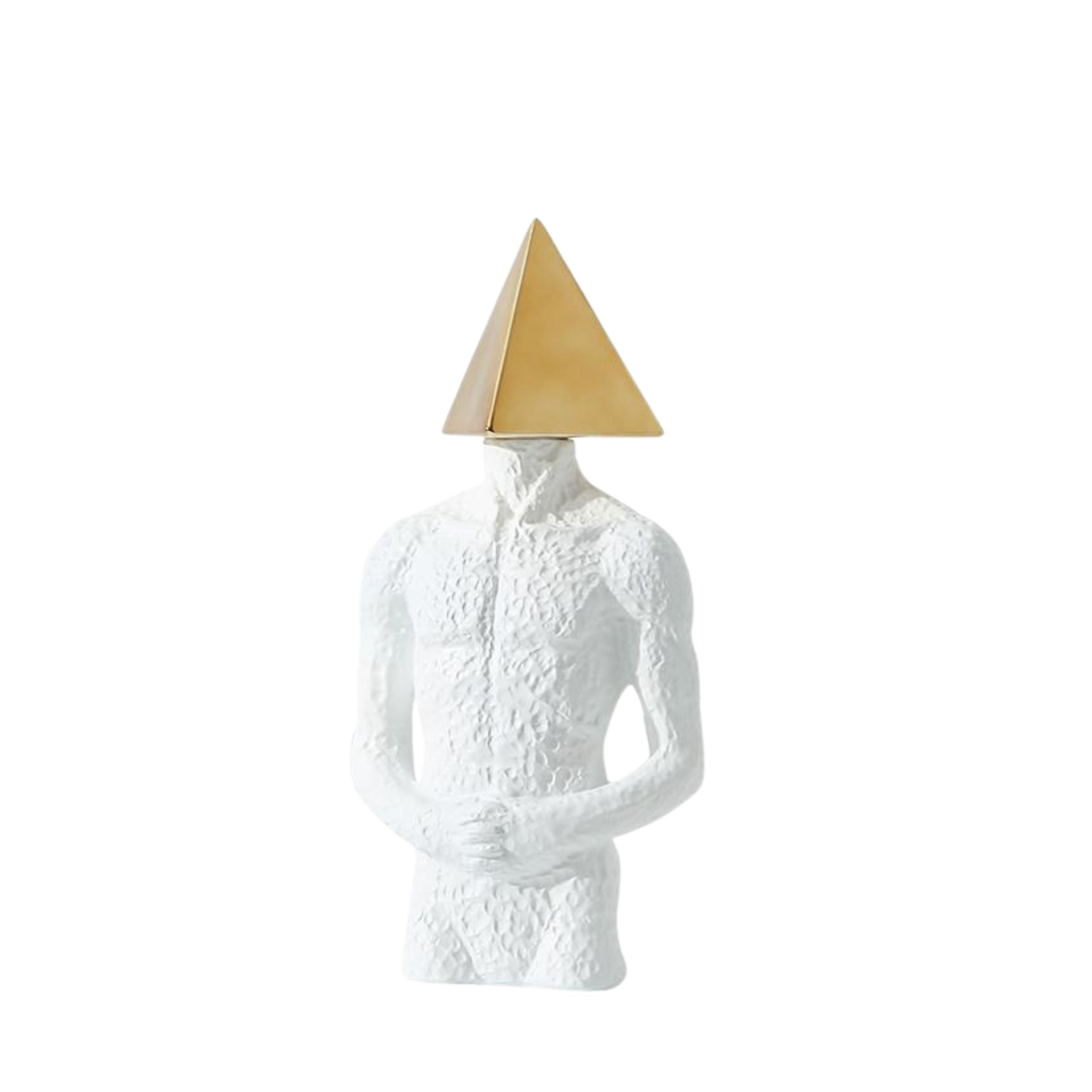 Square Man Gold A Fc-Sz2193A -  Home Decor Figurines | ديكور مربع الرجل الذهبي - ebarza Furniture UAE | Shop Modern Furniture in Abu Dhabi & Dubai - مفروشات ايبازرا في الامارات | تسوق اثاث عصري وديكورات مميزة في دبي وابوظبي