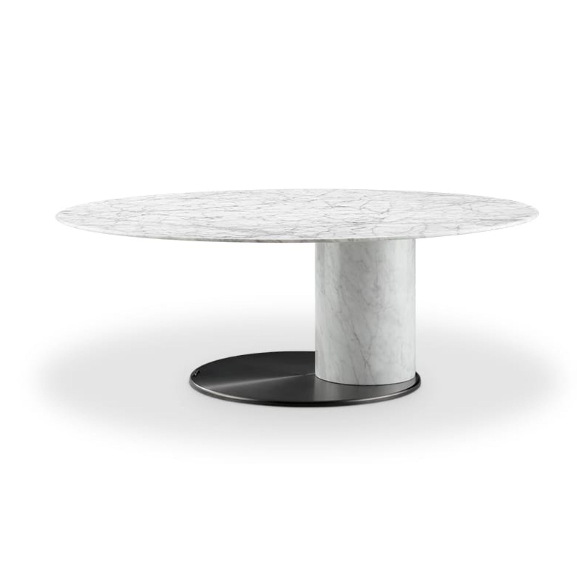 Carrara Marble Coffee Table  ST737 -  Coffee Tables | طاولة قهوة رخام كارارا - ebarza Furniture UAE | Shop Modern Furniture in Abu Dhabi & Dubai - مفروشات ايبازرا في الامارات | تسوق اثاث عصري وديكورات مميزة في دبي وابوظبي