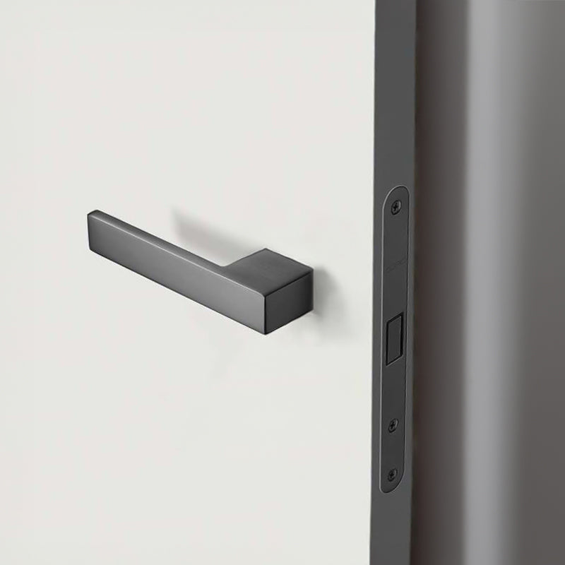 Stainless Steel Doorlock and Handle 2 in 1 black-8907(Hy03-BK) -  Smart Door Locks - ebarza Furniture UAE | Shop Modern Furniture in Abu Dhabi & Dubai - مفروشات ايبازرا في الامارات | تسوق اثاث عصري وديكورات مميزة في دبي وابوظبي