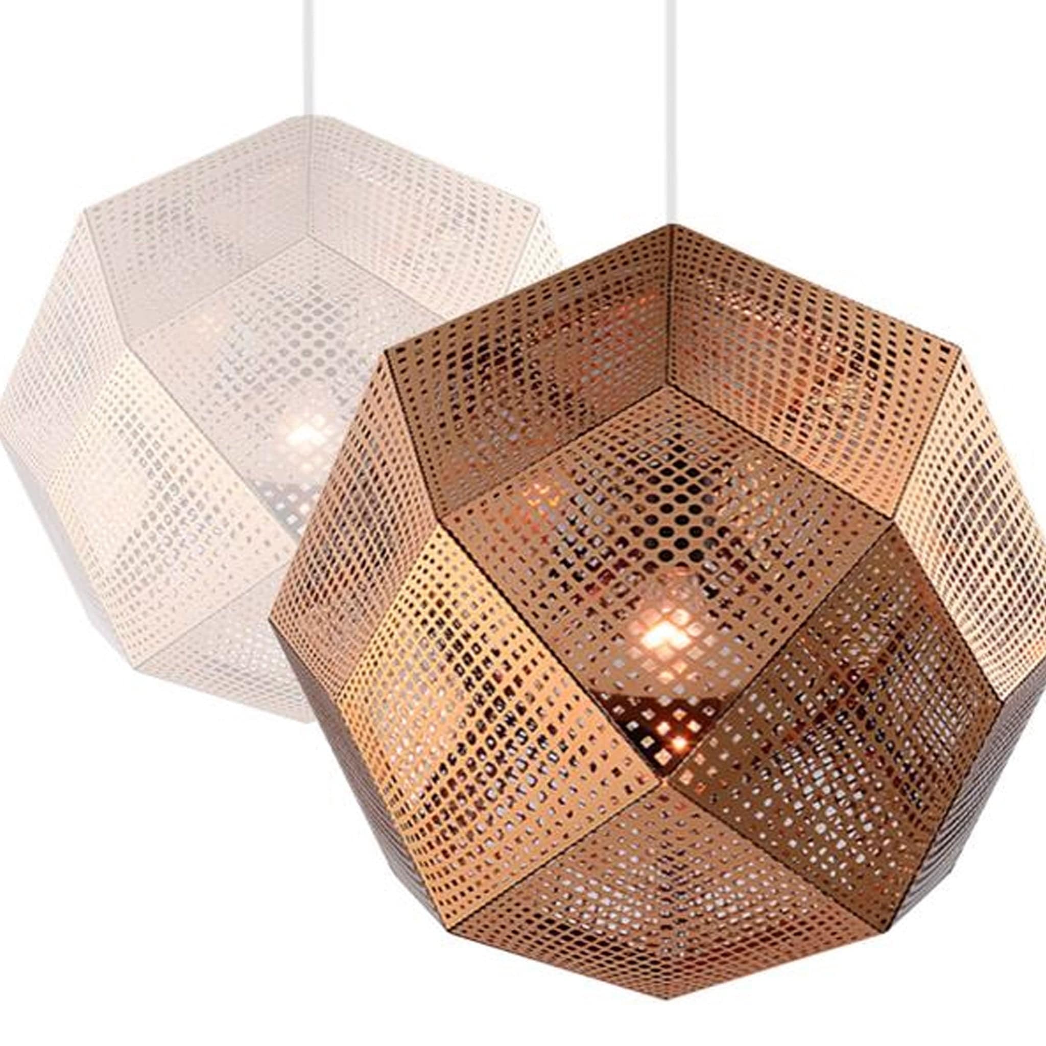 Stainless Steel Pendant Lamp Cy-Dd-New 038-32-Rosegold -  Pendant Lamps - ebarza Furniture UAE | Shop Modern Furniture in Abu Dhabi & Dubai - مفروشات ايبازرا في الامارات | تسوق اثاث عصري وديكورات مميزة في دبي وابوظبي