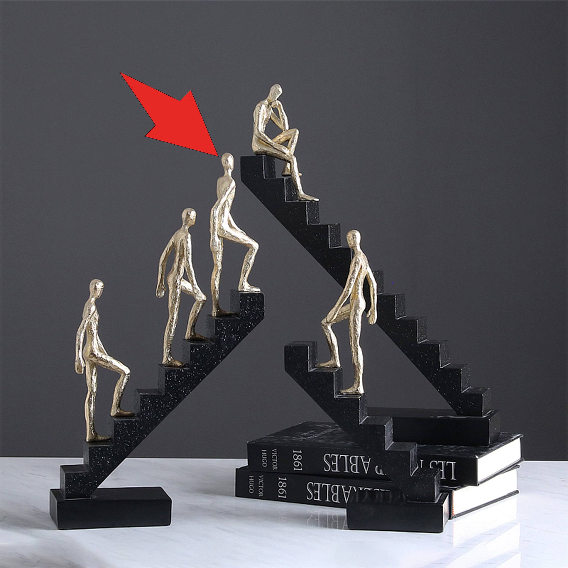 Stair Of Ambition  Fa-Sz2008B -  Home Decor Figurines | سلم الطموح - ebarza Furniture UAE | Shop Modern Furniture in Abu Dhabi & Dubai - مفروشات ايبازرا في الامارات | تسوق اثاث عصري وديكورات مميزة في دبي وابوظبي