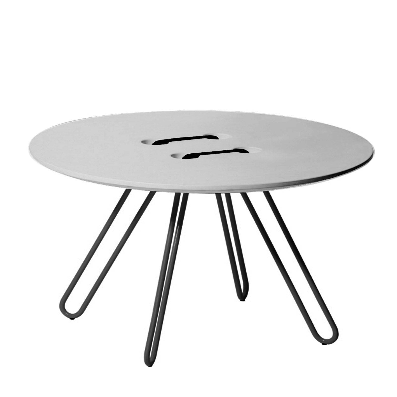 Steel & Mdf Side Table Gt-091 -  Side Tables - ebarza Furniture UAE | Shop Modern Furniture in Abu Dhabi & Dubai - مفروشات ايبازرا في الامارات | تسوق اثاث عصري وديكورات مميزة في دبي وابوظبي