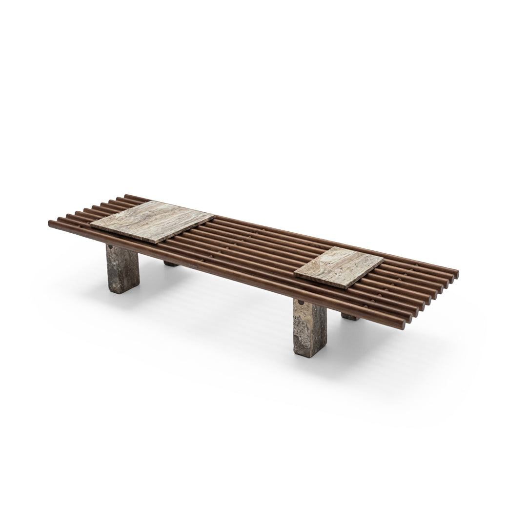 Strata Long coffee Table/ Bench - JK-D183 -  Coffee Tables - ebarza Furniture UAE | Shop Modern Furniture in Abu Dhabi & Dubai - مفروشات ايبازرا في الامارات | تسوق اثاث عصري وديكورات مميزة في دبي وابوظبي