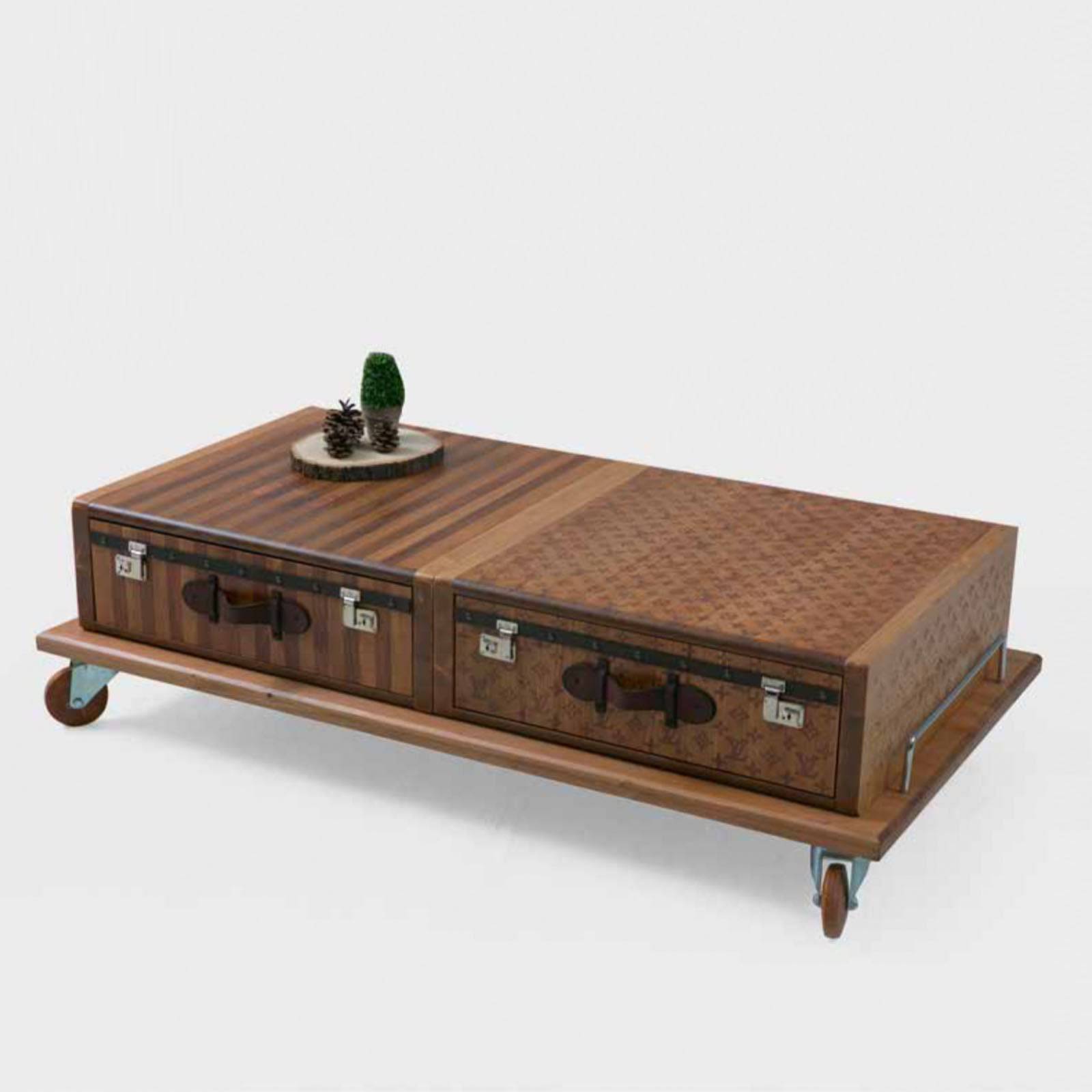 Suitcase Center Table Suit-002 -  Coffee Tables | طاولة وسط على شكل حقيبة - ebarza Furniture UAE | Shop Modern Furniture in Abu Dhabi & Dubai - مفروشات ايبازرا في الامارات | تسوق اثاث عصري وديكورات مميزة في دبي وابوظبي