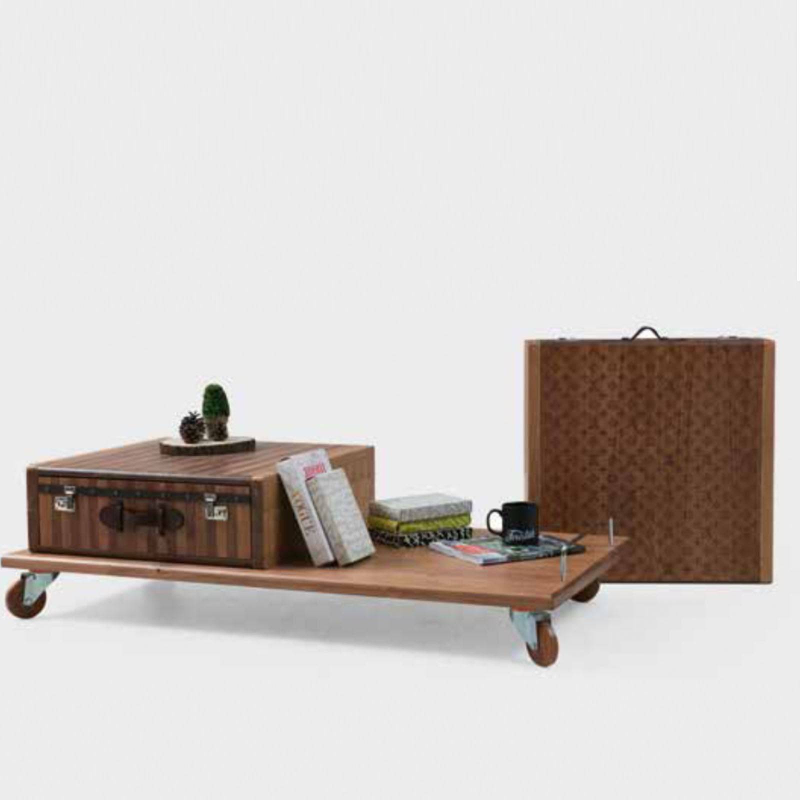 Suitcase Center Table Suit-002 -  Coffee Tables | طاولة وسط على شكل حقيبة - ebarza Furniture UAE | Shop Modern Furniture in Abu Dhabi & Dubai - مفروشات ايبازرا في الامارات | تسوق اثاث عصري وديكورات مميزة في دبي وابوظبي