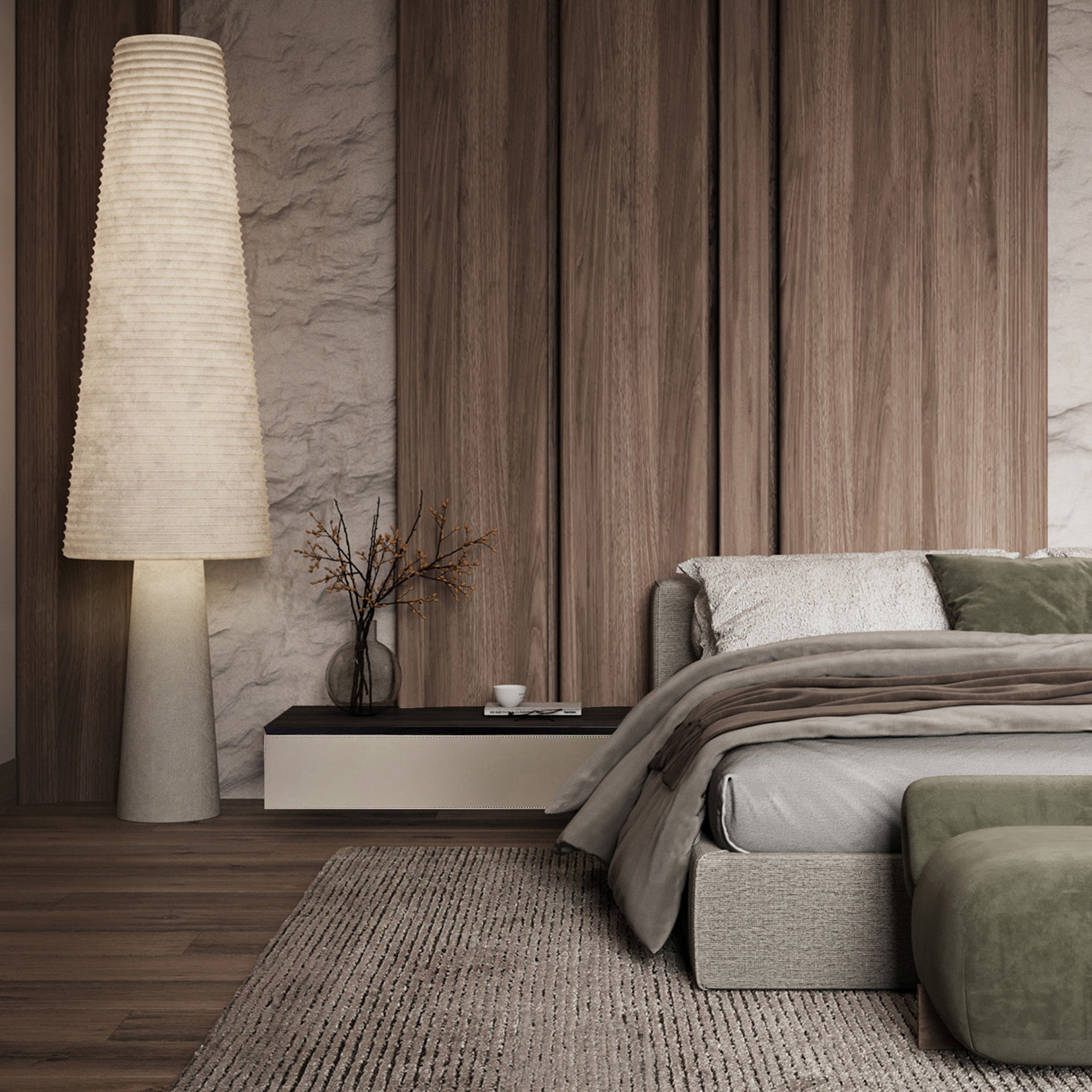 Suspended / Hanged  Modular Wall Unit / Dresser / TV Unit 160CM MLL-CUS01-M5 Beige -  Storage/TV Unites - ebarza Furniture UAE | Shop Modern Furniture in Abu Dhabi & Dubai - مفروشات ايبازرا في الامارات | تسوق اثاث عصري وديكورات مميزة في دبي وابوظبي