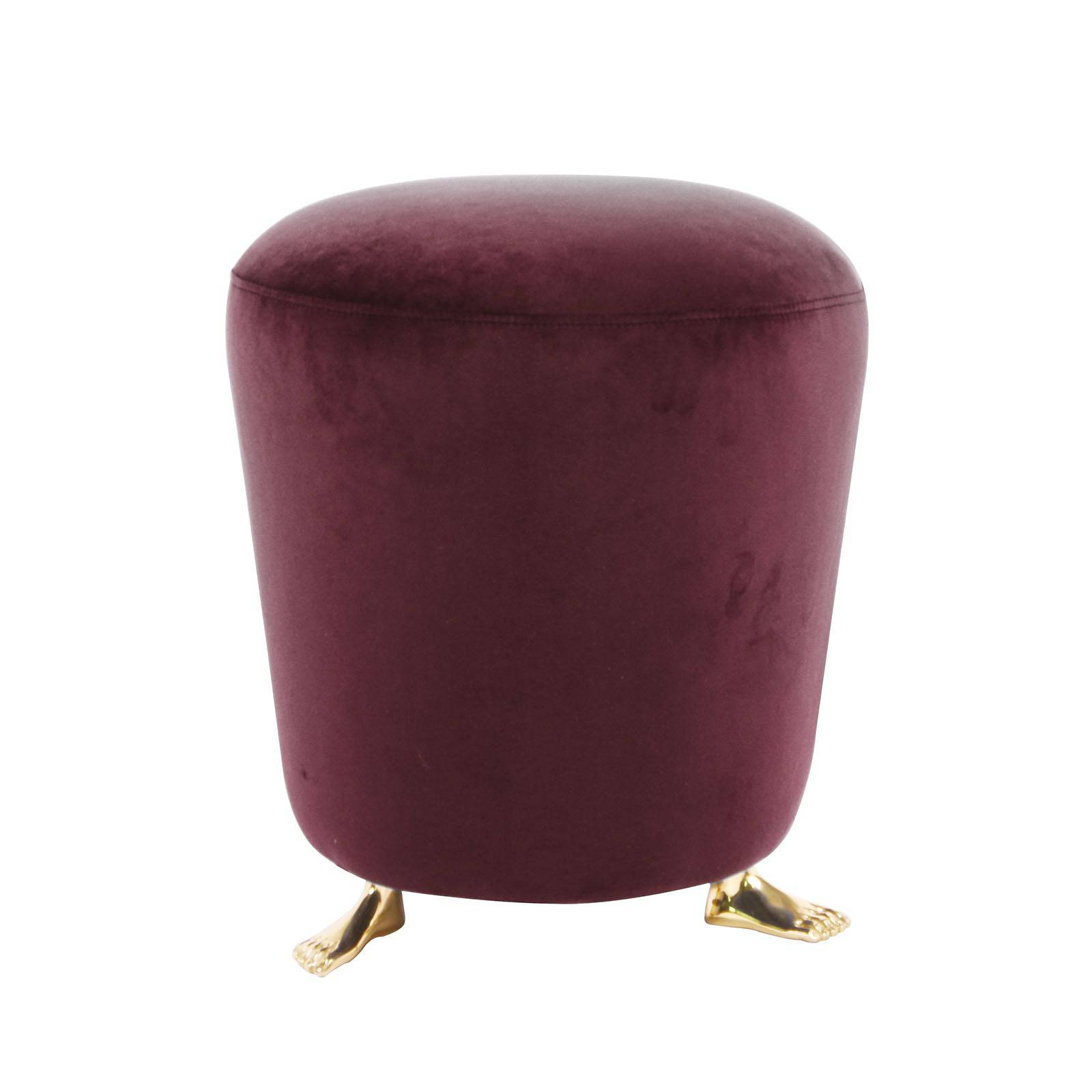 Terni Copper Stool Tg-413-R -  Poufs - ebarza Furniture UAE | Shop Modern Furniture in Abu Dhabi & Dubai - مفروشات ايبازرا في الامارات | تسوق اثاث عصري وديكورات مميزة في دبي وابوظبي