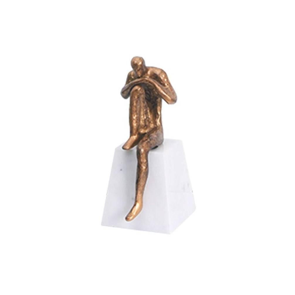 Thinker Decor Fl-J2095 -  Home Decor Figurines | المفكر ديكور - ebarza Furniture UAE | Shop Modern Furniture in Abu Dhabi & Dubai - مفروشات ايبازرا في الامارات | تسوق اثاث عصري وديكورات مميزة في دبي وابوظبي