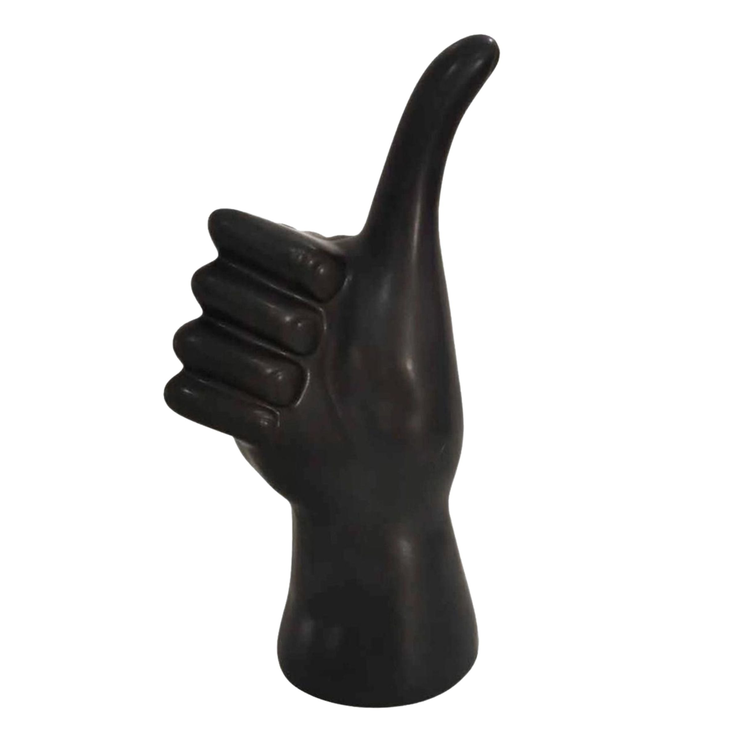 Thumbs Up Table Decor, Black 15945-03 -  Home Decor Figurines | ممتاز ديكور طاولة ، أسود - ebarza Furniture UAE | Shop Modern Furniture in Abu Dhabi & Dubai - مفروشات ايبازرا في الامارات | تسوق اثاث عصري وديكورات مميزة في دبي وابوظبي