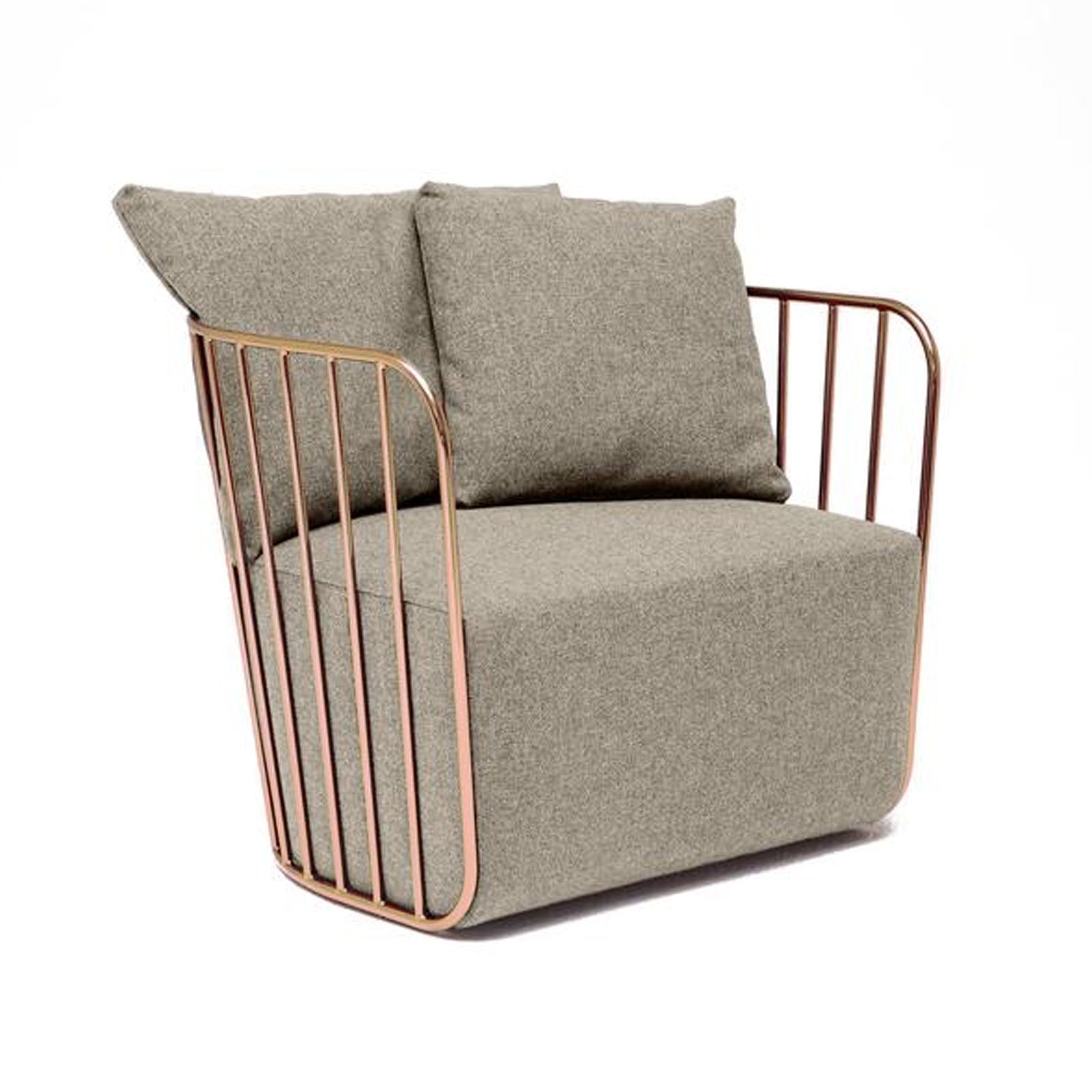 Display Item - Torino Stainless Steel Armchair Tra001g Bp8801-G-Nakheel -  USED ITEM | قطعة من المعرض - كرسي تورينو الفولاذ المقاوم للصدأ - ebarza Furniture UAE | Shop Modern Furniture in Abu Dhabi & Dubai - مفروشات ايبازرا في الامارات | تسوق اثاث عصري وديكورات مميزة في دبي وابوظبي