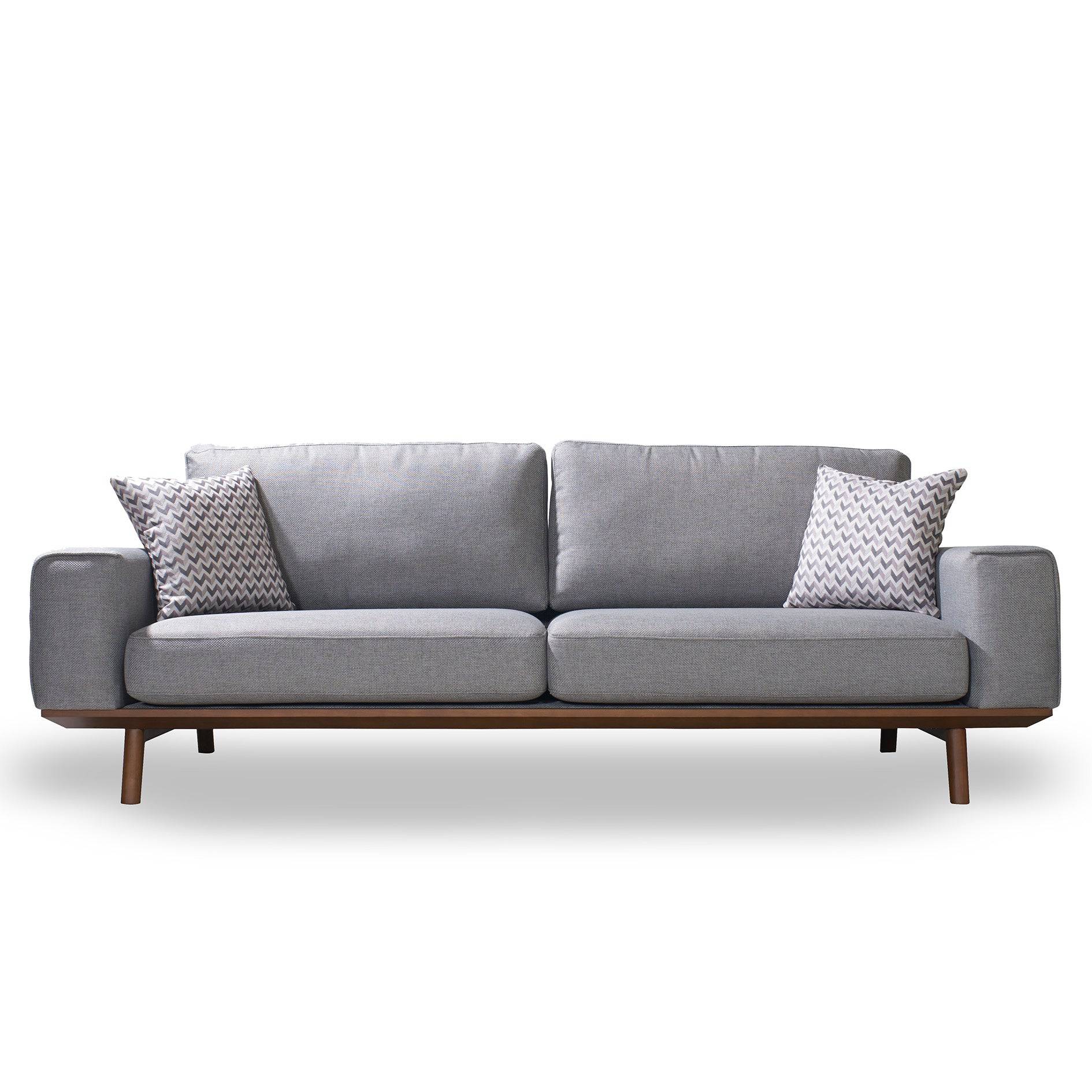 Turin 3 Seater Sofa Istanb001S -  Sofas - ebarza Furniture UAE | Shop Modern Furniture in Abu Dhabi & Dubai - مفروشات ايبازرا في الامارات | تسوق اثاث عصري وديكورات مميزة في دبي وابوظبي