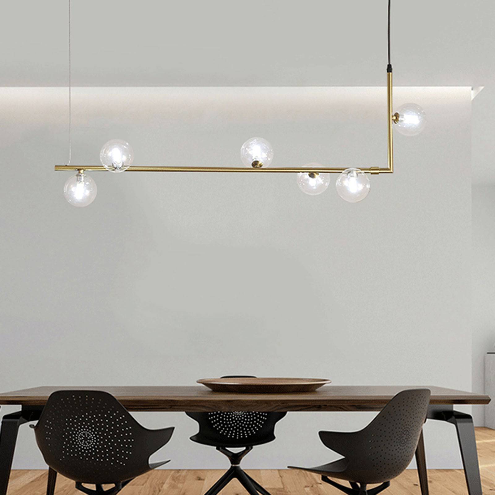 Uppsala 8 Heads Pendant Lamp Cy-New-026-8-G -  Pendant Lamps | مصباح معلق 8 رؤوس أوبسالا - ebarza Furniture UAE | Shop Modern Furniture in Abu Dhabi & Dubai - مفروشات ايبازرا في الامارات | تسوق اثاث عصري وديكورات مميزة في دبي وابوظبي