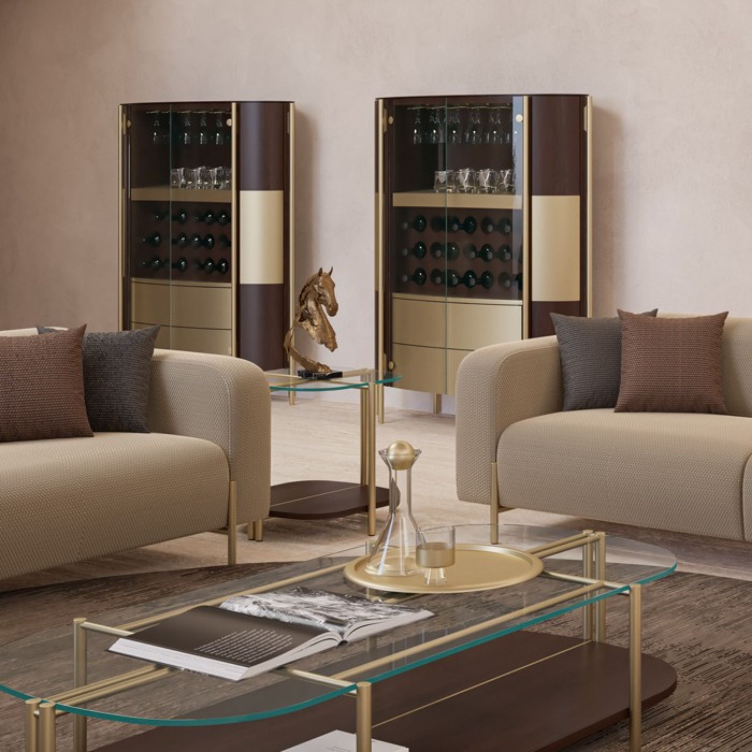 Vega  Cabinet VITVEG001 -  Shelves - ebarza Furniture UAE | Shop Modern Furniture in Abu Dhabi & Dubai - مفروشات ايبازرا في الامارات | تسوق اثاث عصري وديكورات مميزة في دبي وابوظبي