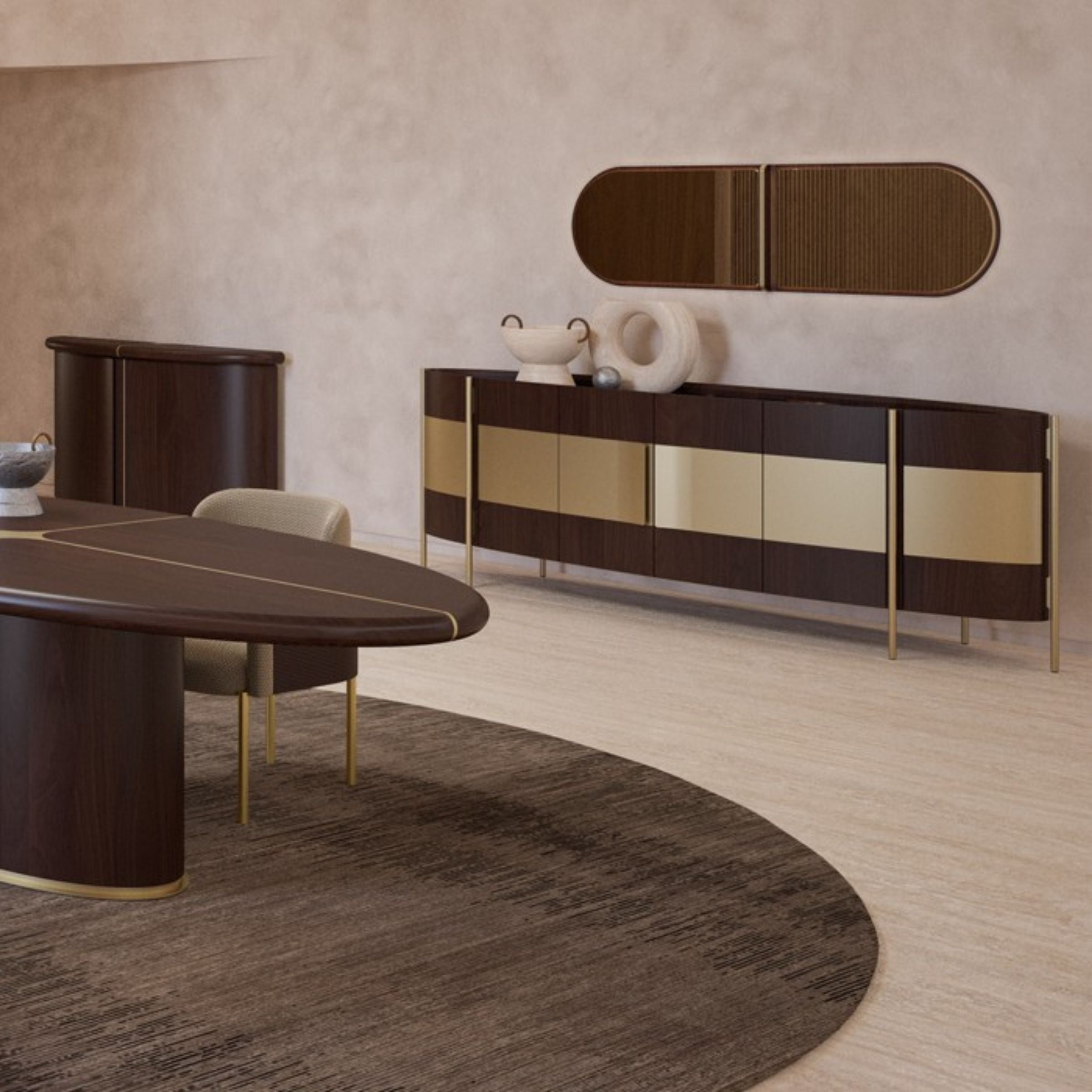 Vega Sideboard 268cm KONVEG001 -  Sideboards - ebarza Furniture UAE | Shop Modern Furniture in Abu Dhabi & Dubai - مفروشات ايبازرا في الامارات | تسوق اثاث عصري وديكورات مميزة في دبي وابوظبي