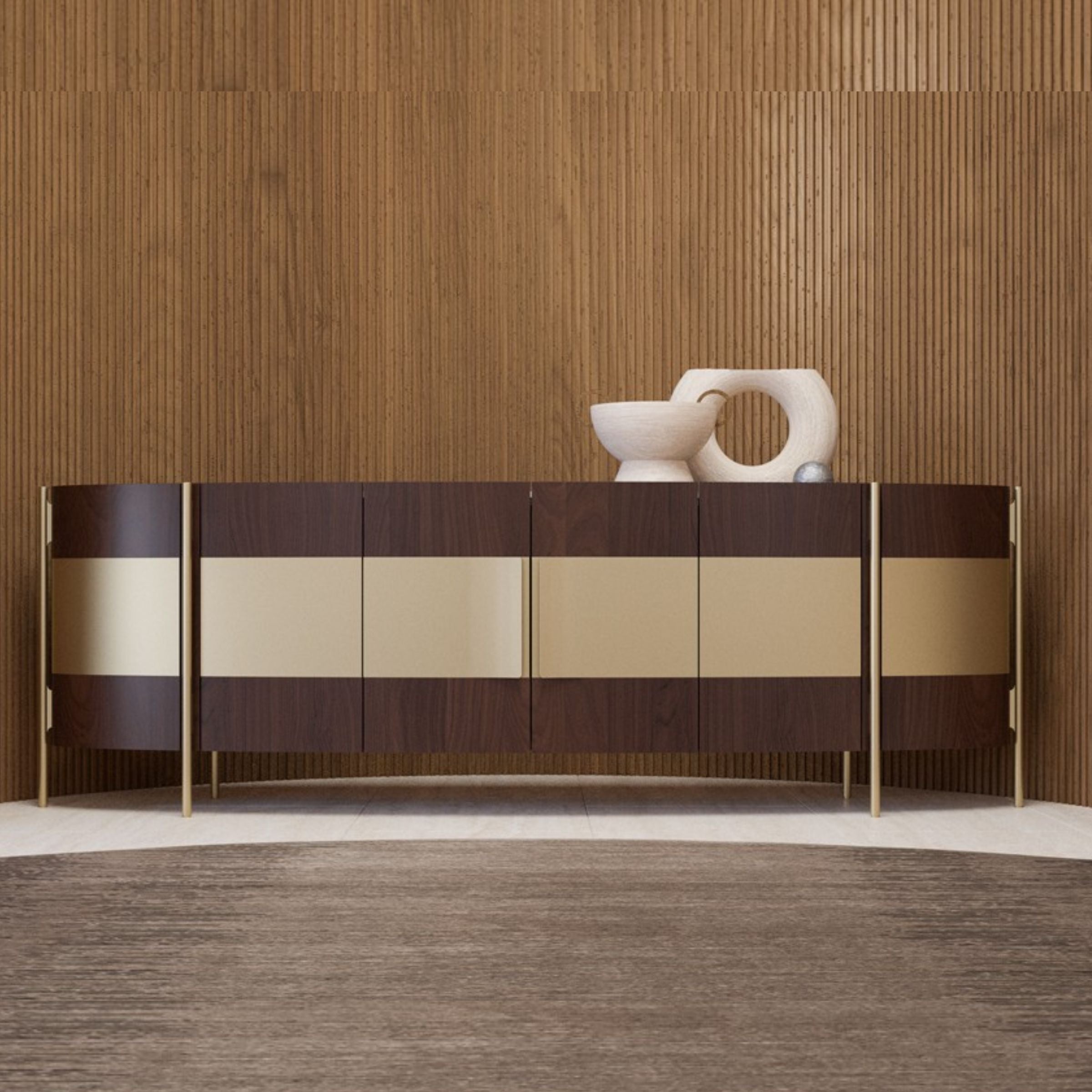 Vega Sideboard 268cm KONVEG001 -  Sideboards - ebarza Furniture UAE | Shop Modern Furniture in Abu Dhabi & Dubai - مفروشات ايبازرا في الامارات | تسوق اثاث عصري وديكورات مميزة في دبي وابوظبي