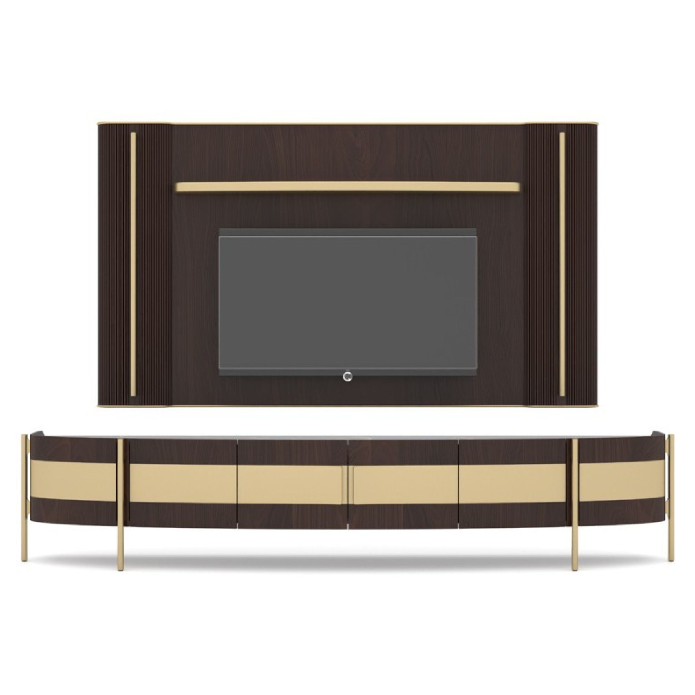 Vega TV Unit 268cm TVAVEG001 -  TV Units - ebarza Furniture UAE | Shop Modern Furniture in Abu Dhabi & Dubai - مفروشات ايبازرا في الامارات | تسوق اثاث عصري وديكورات مميزة في دبي وابوظبي