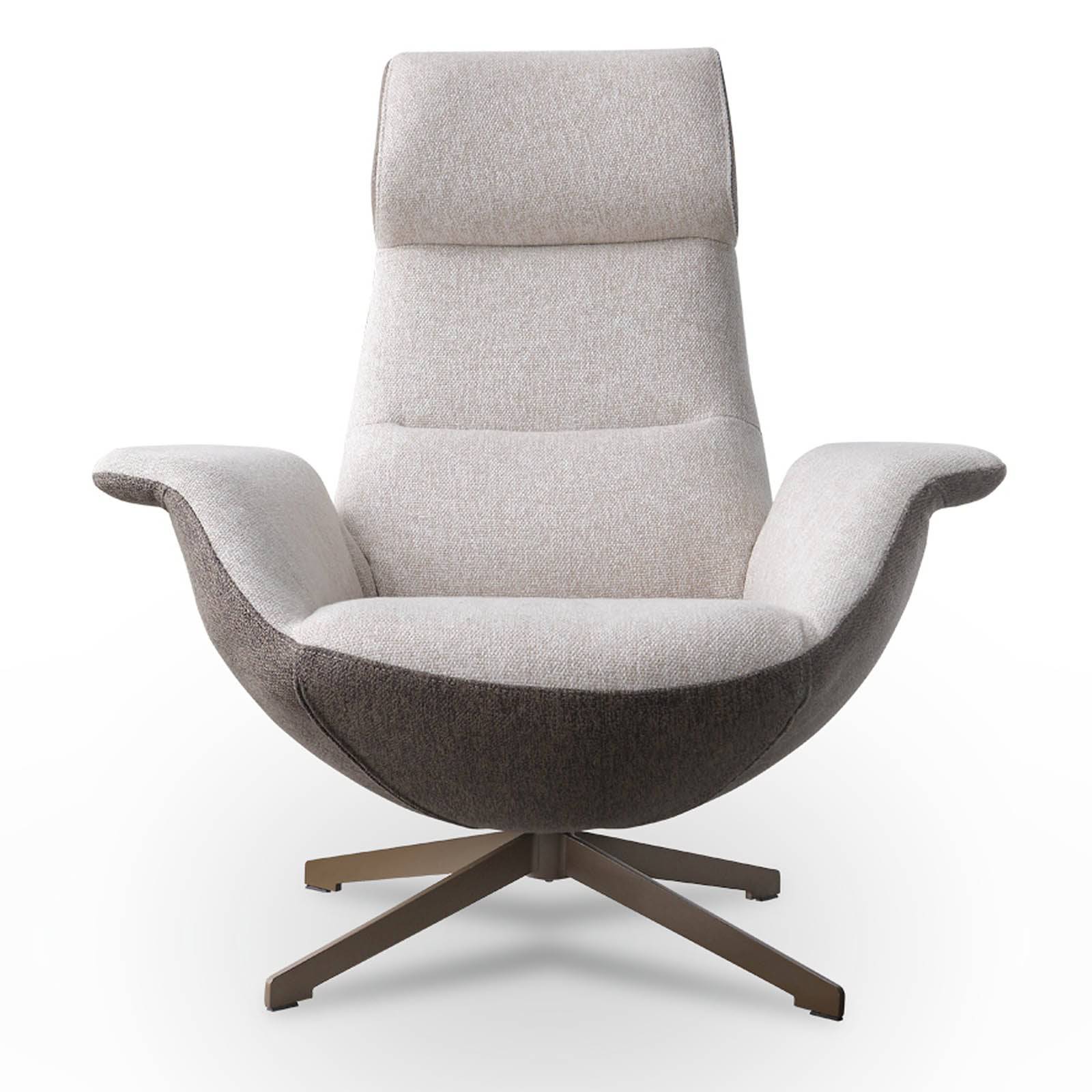 Venezia Swivel Lounge Chair  Lc015 -  Lounge Chairs - ebarza Furniture UAE | Shop Modern Furniture in Abu Dhabi & Dubai - مفروشات ايبازرا في الامارات | تسوق اثاث عصري وديكورات مميزة في دبي وابوظبي