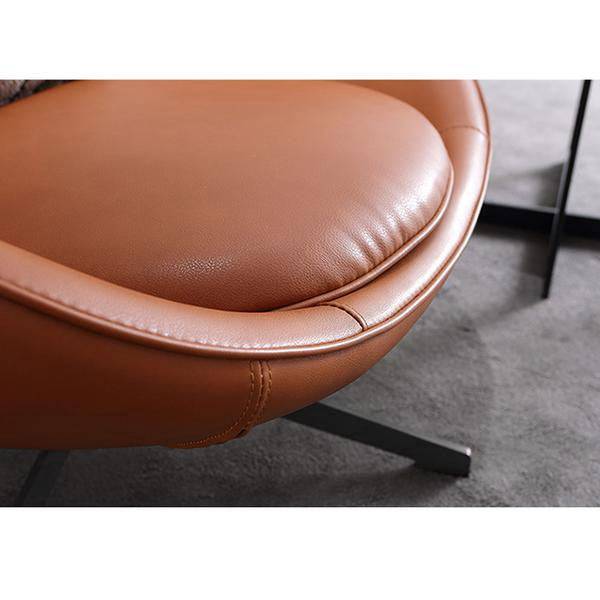 Vigo Swivel Lounge Chair Lc017 -  Lounge Chairs - ebarza Furniture UAE | Shop Modern Furniture in Abu Dhabi & Dubai - مفروشات ايبازرا في الامارات | تسوق اثاث عصري وديكورات مميزة في دبي وابوظبي