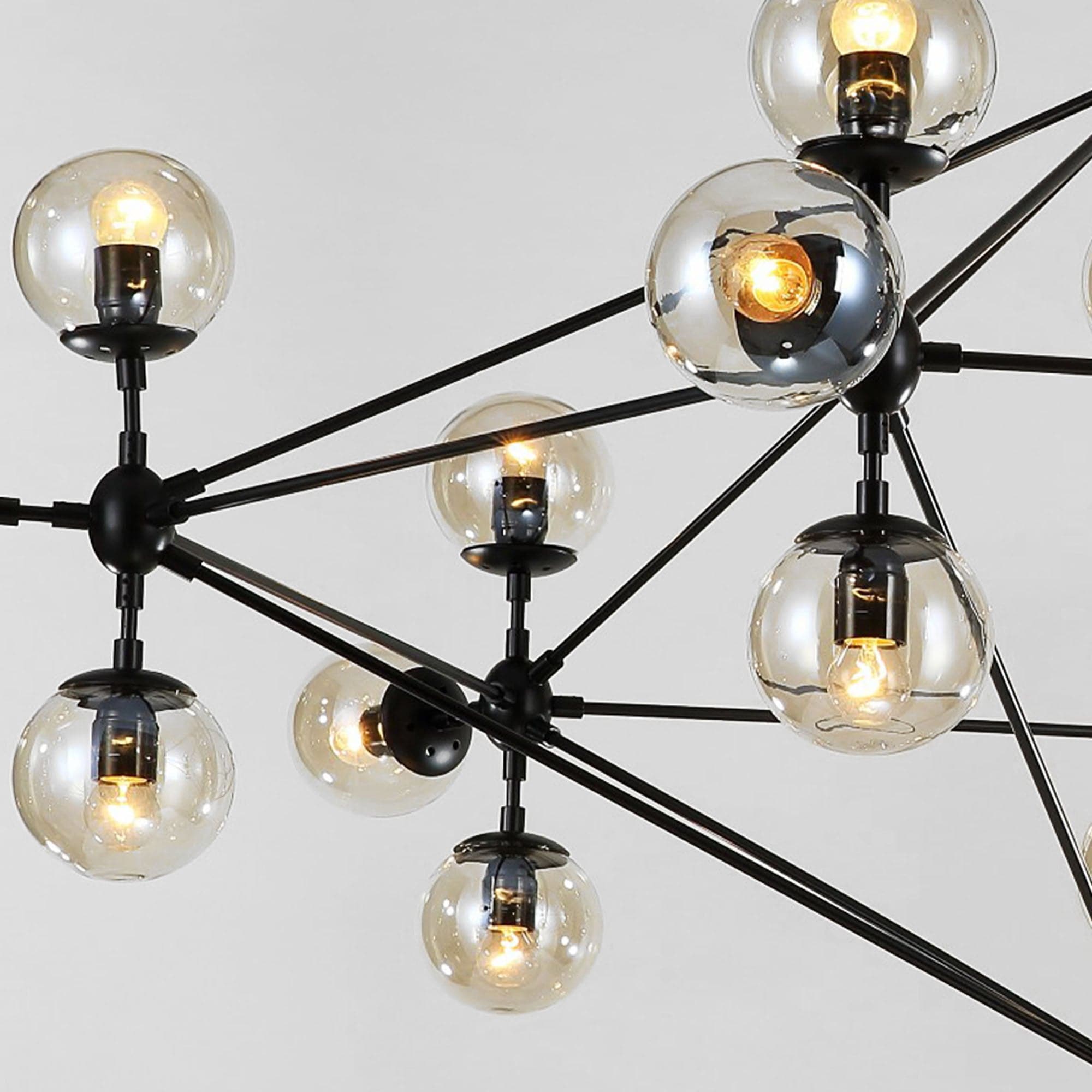 Vintage 21 Heads Bubble Chandelier Cy-Dd-309-21-Bk -  Pendant Lamps - ebarza Furniture UAE | Shop Modern Furniture in Abu Dhabi & Dubai - مفروشات ايبازرا في الامارات | تسوق اثاث عصري وديكورات مميزة في دبي وابوظبي