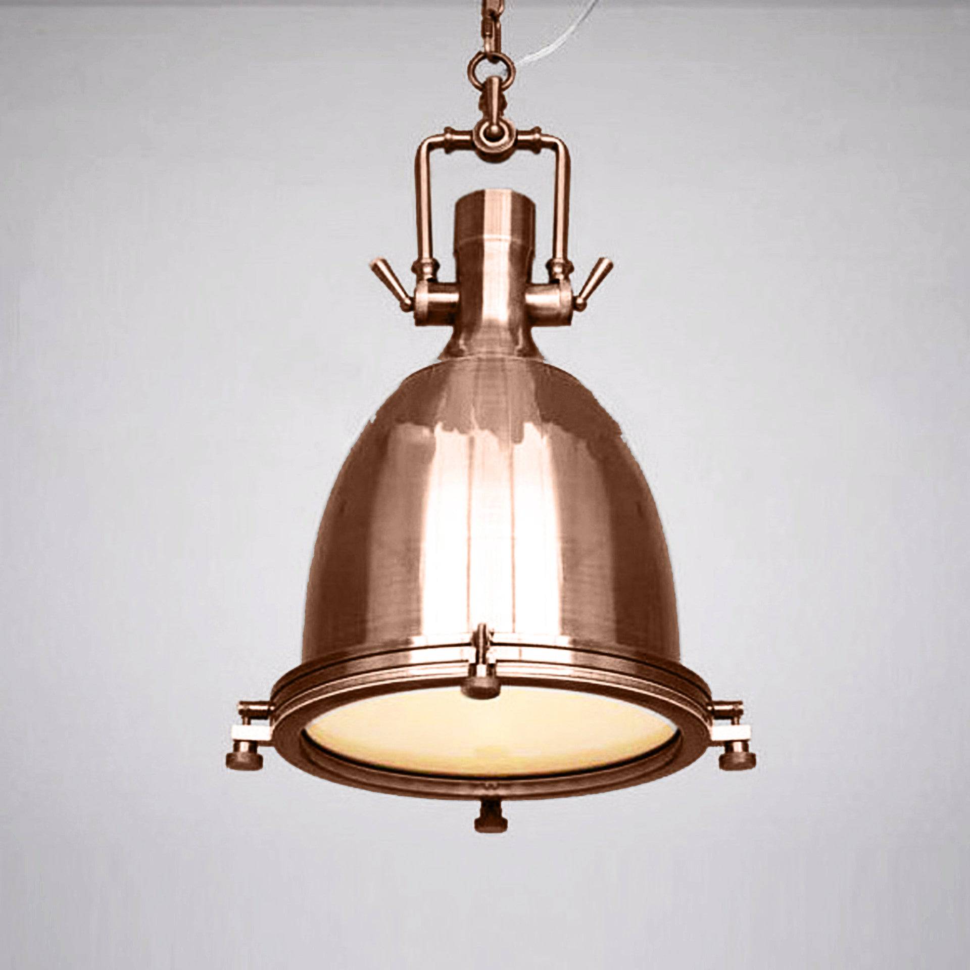 Vintage Brushed Steel Pendant Lamp Cy-Dd-089-Br -  Pendant Lamps | مصباح معلق من الصلب المصقول - ebarza Furniture UAE | Shop Modern Furniture in Abu Dhabi & Dubai - مفروشات ايبازرا في الامارات | تسوق اثاث عصري وديكورات مميزة في دبي وابوظبي